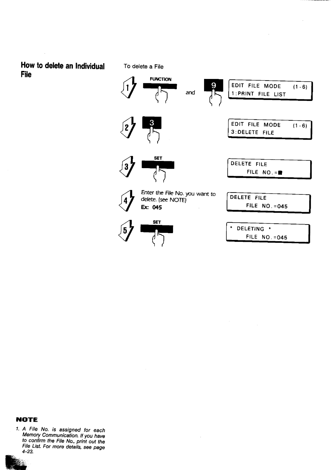 Panasonic UF-650 manual 