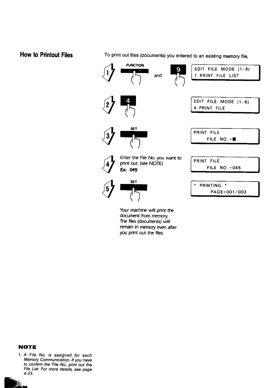 Panasonic UF-650 manual 