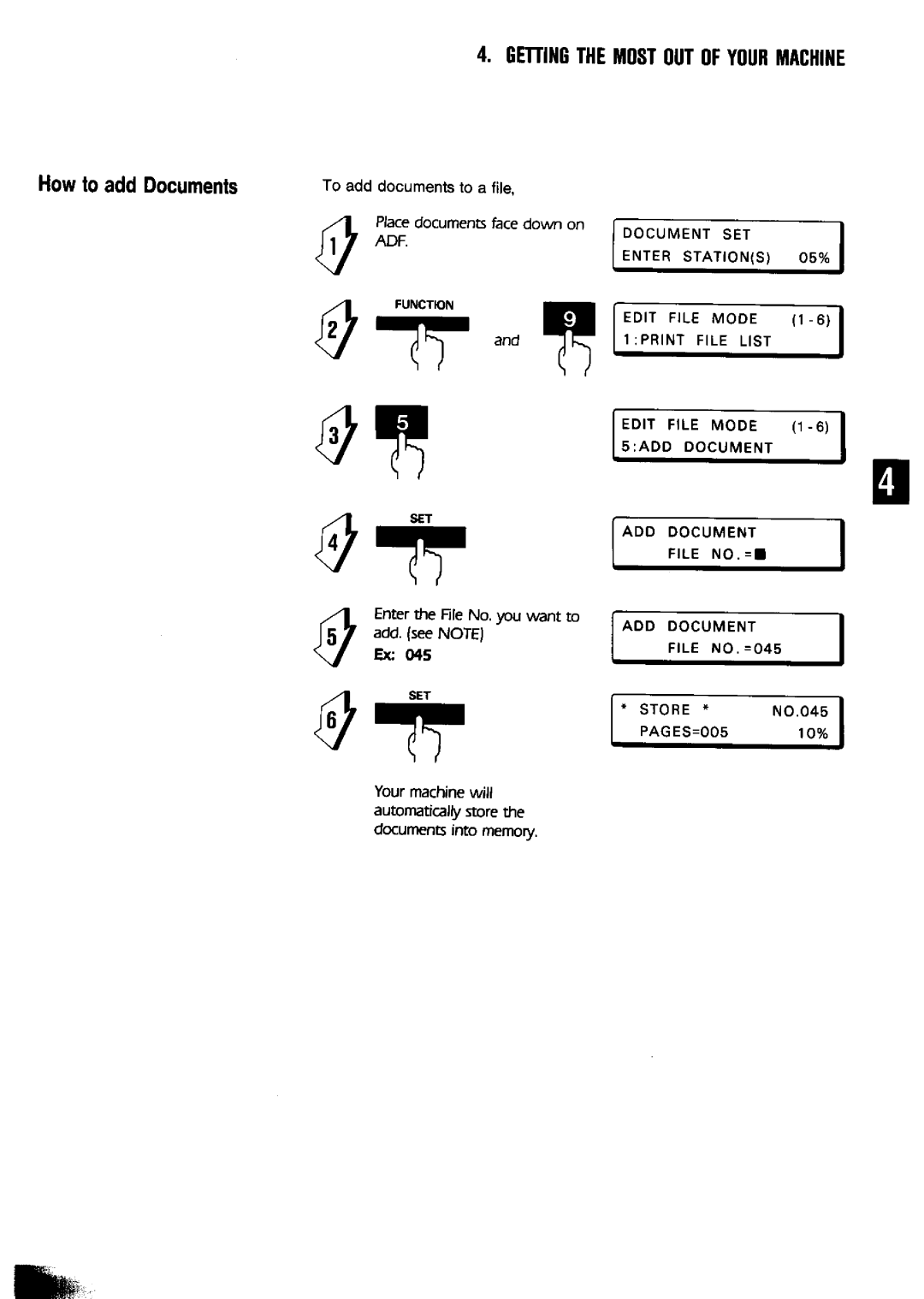 Panasonic UF-650 manual 