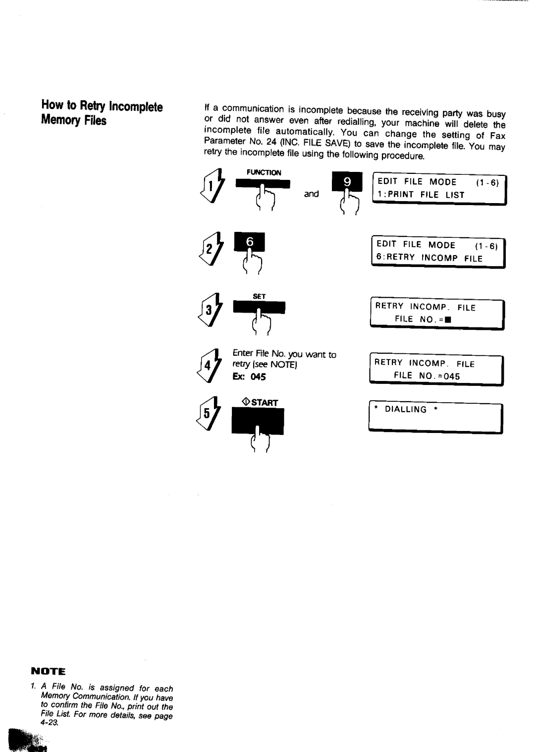 Panasonic UF-650 manual 