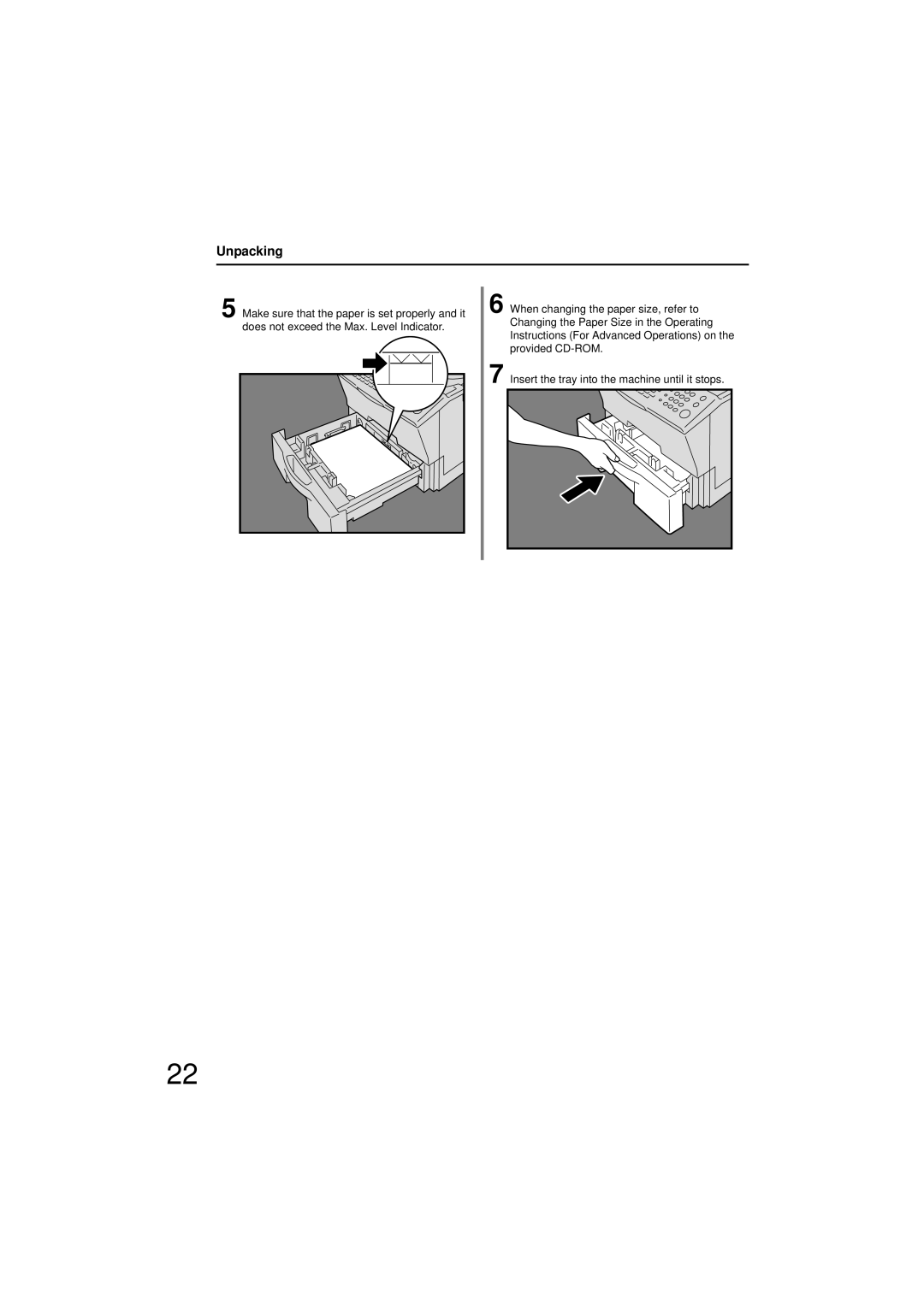 Panasonic UF-7200 manual Unpacking 