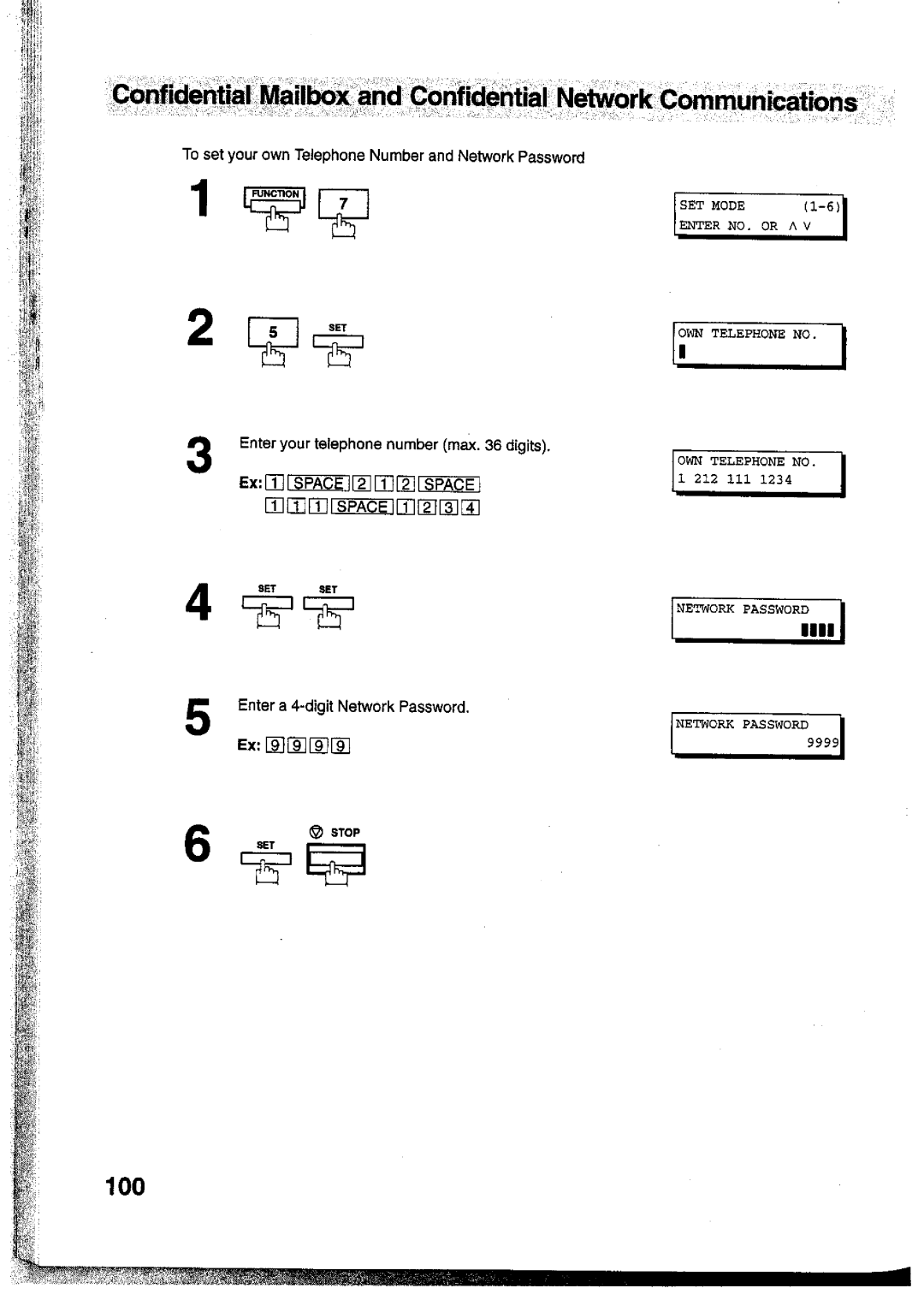 Panasonic UF-755 manual 