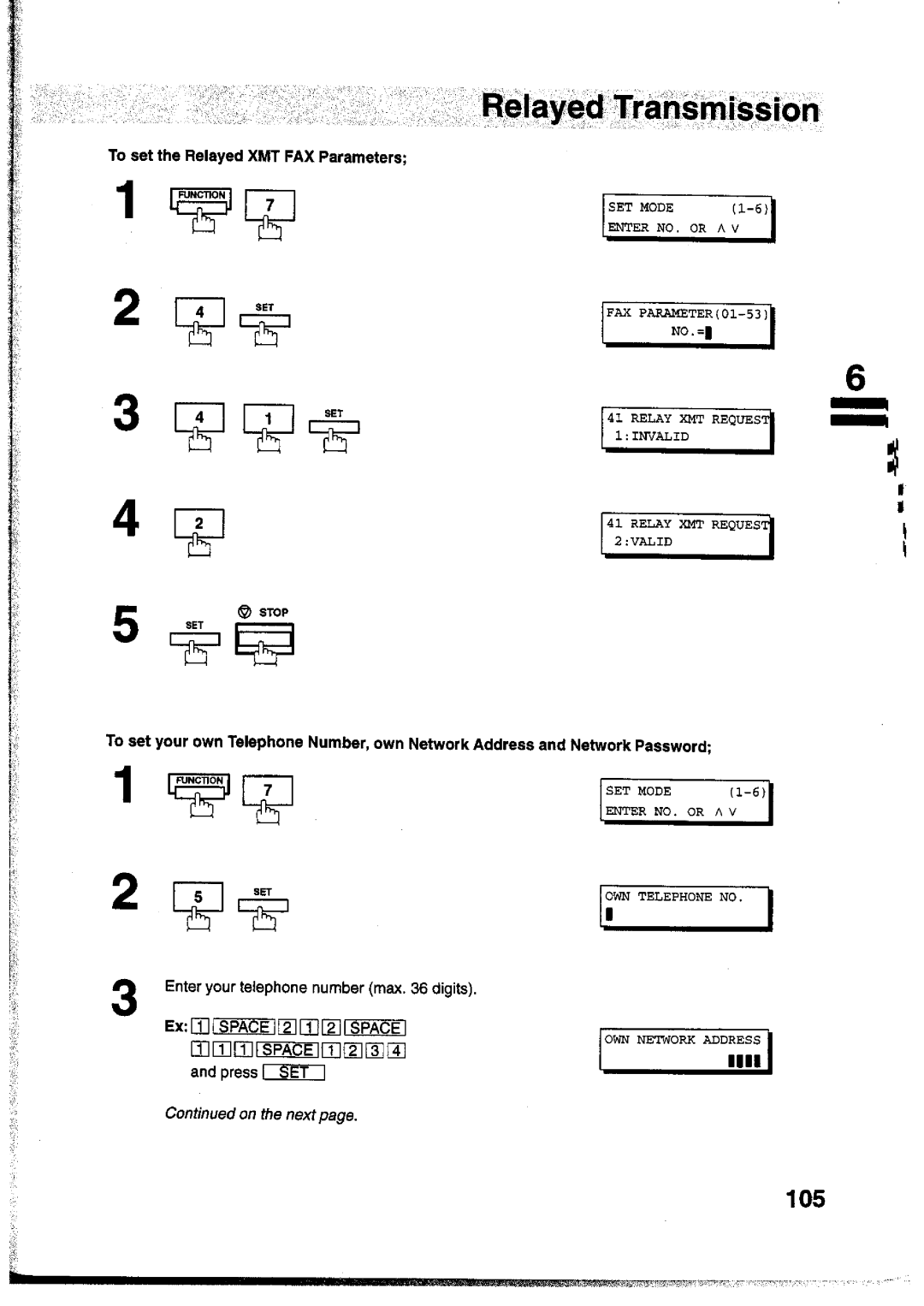 Panasonic UF-755 manual 