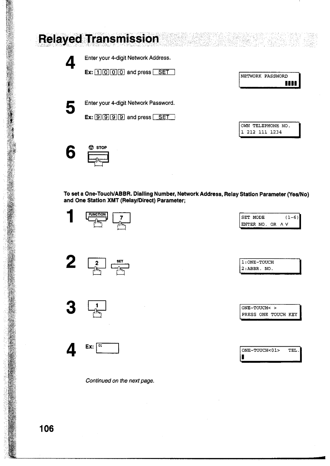 Panasonic UF-755 manual 