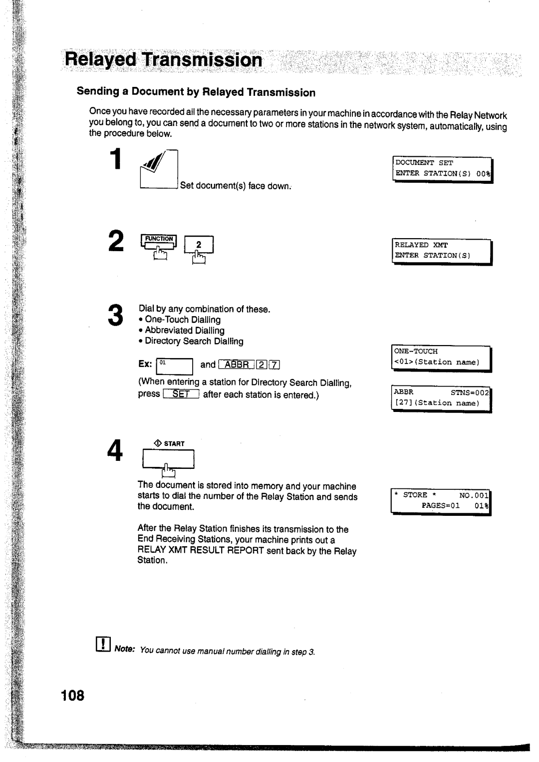 Panasonic UF-755 manual 