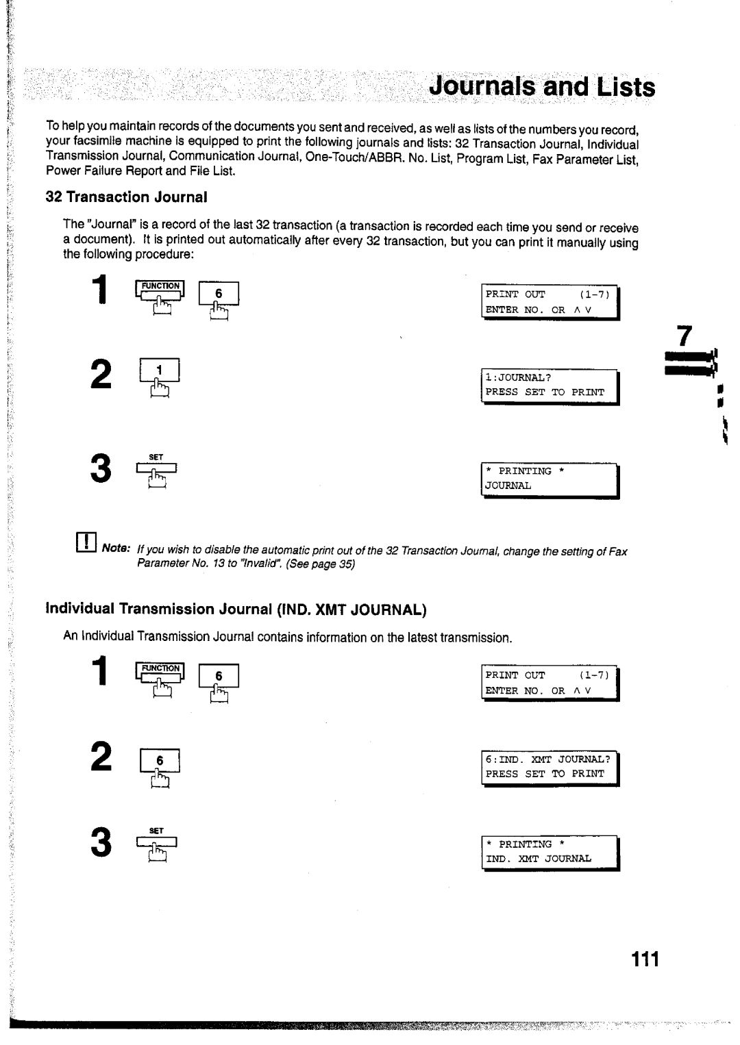 Panasonic UF-755 manual 