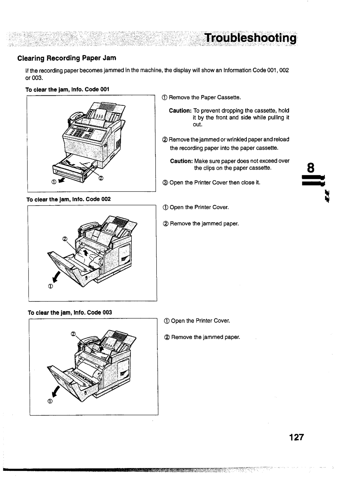 Panasonic UF-755 manual 