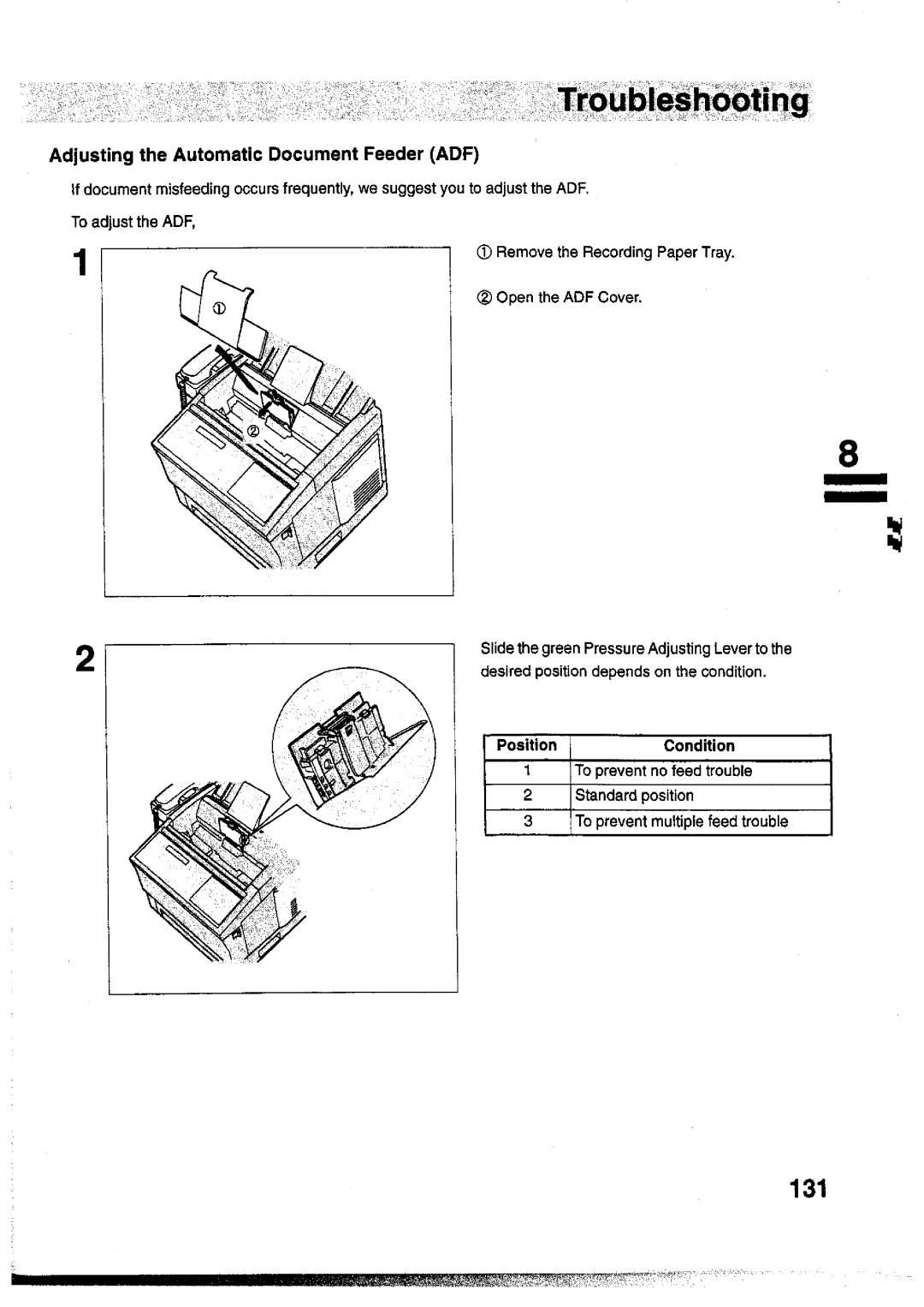 Panasonic UF-755 manual 