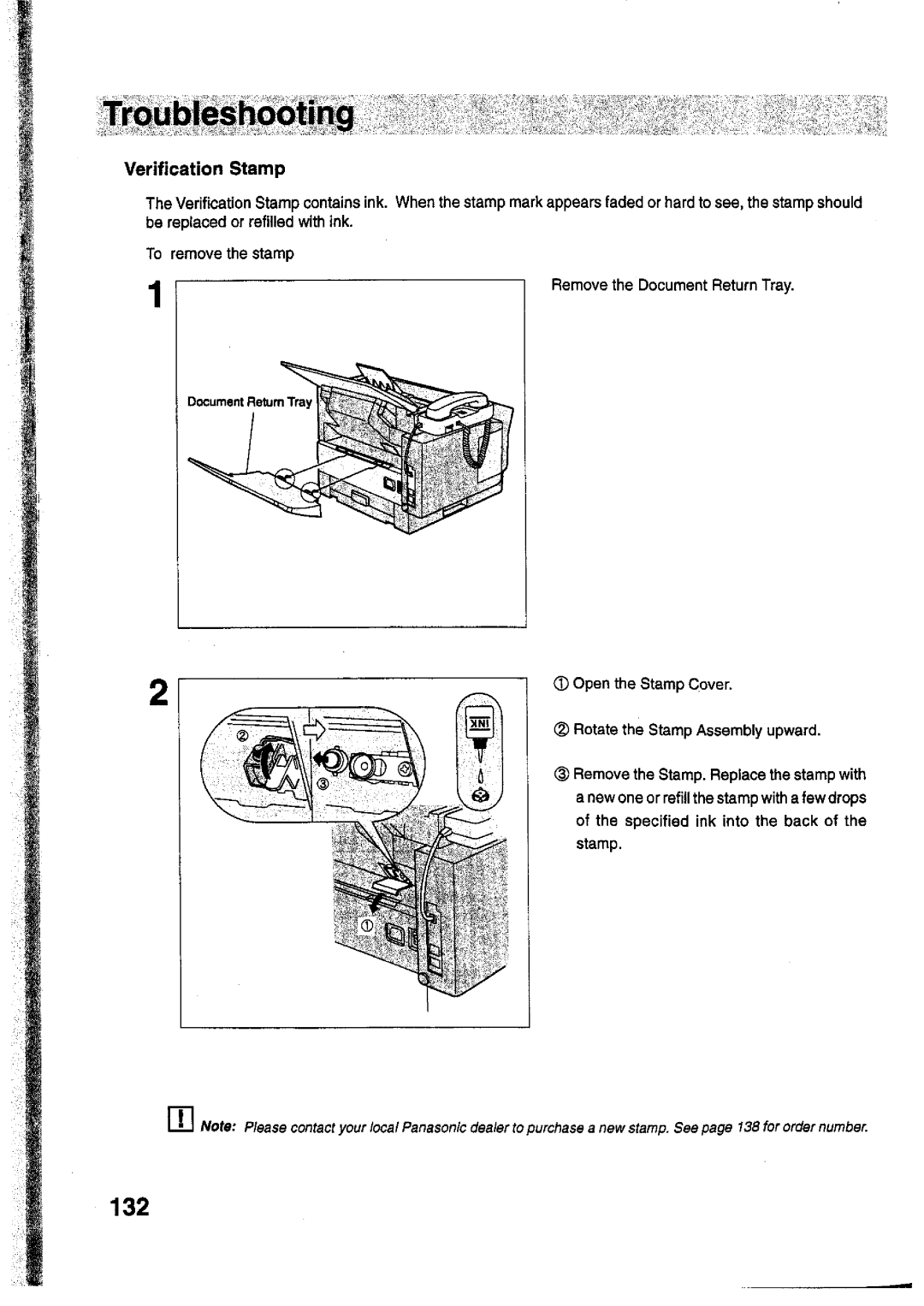 Panasonic UF-755 manual 