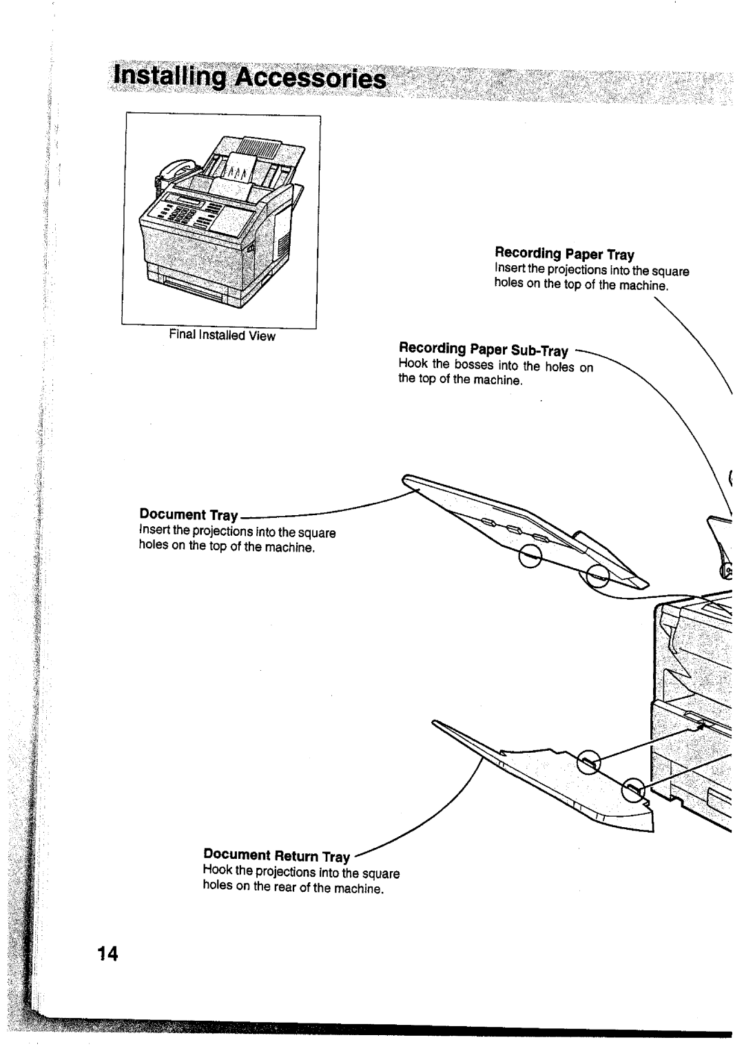 Panasonic UF-755 manual 