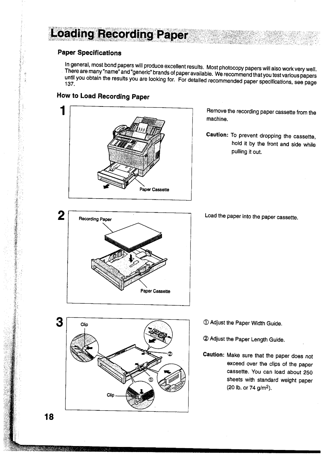 Panasonic UF-755 manual 