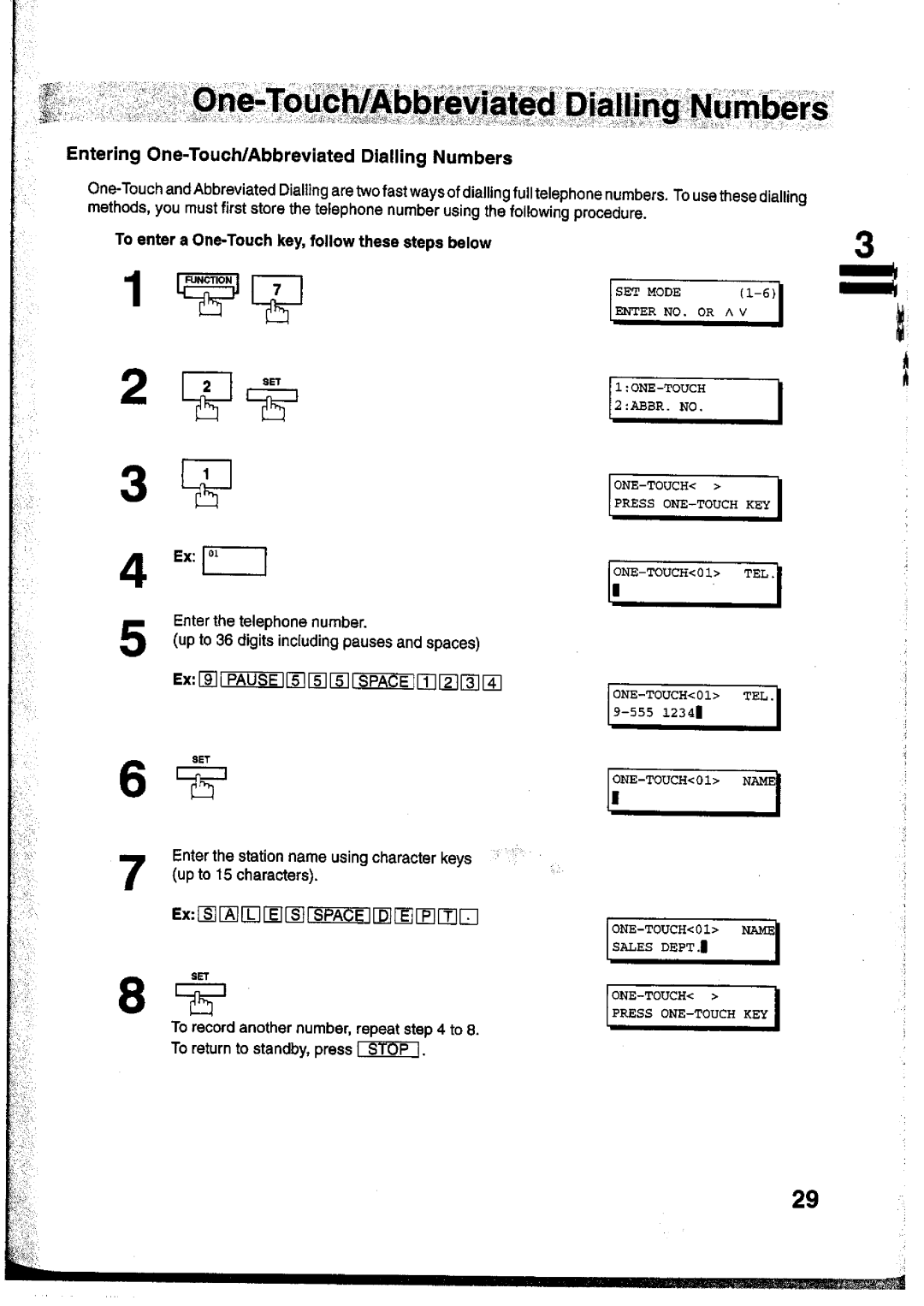 Panasonic UF-755 manual 