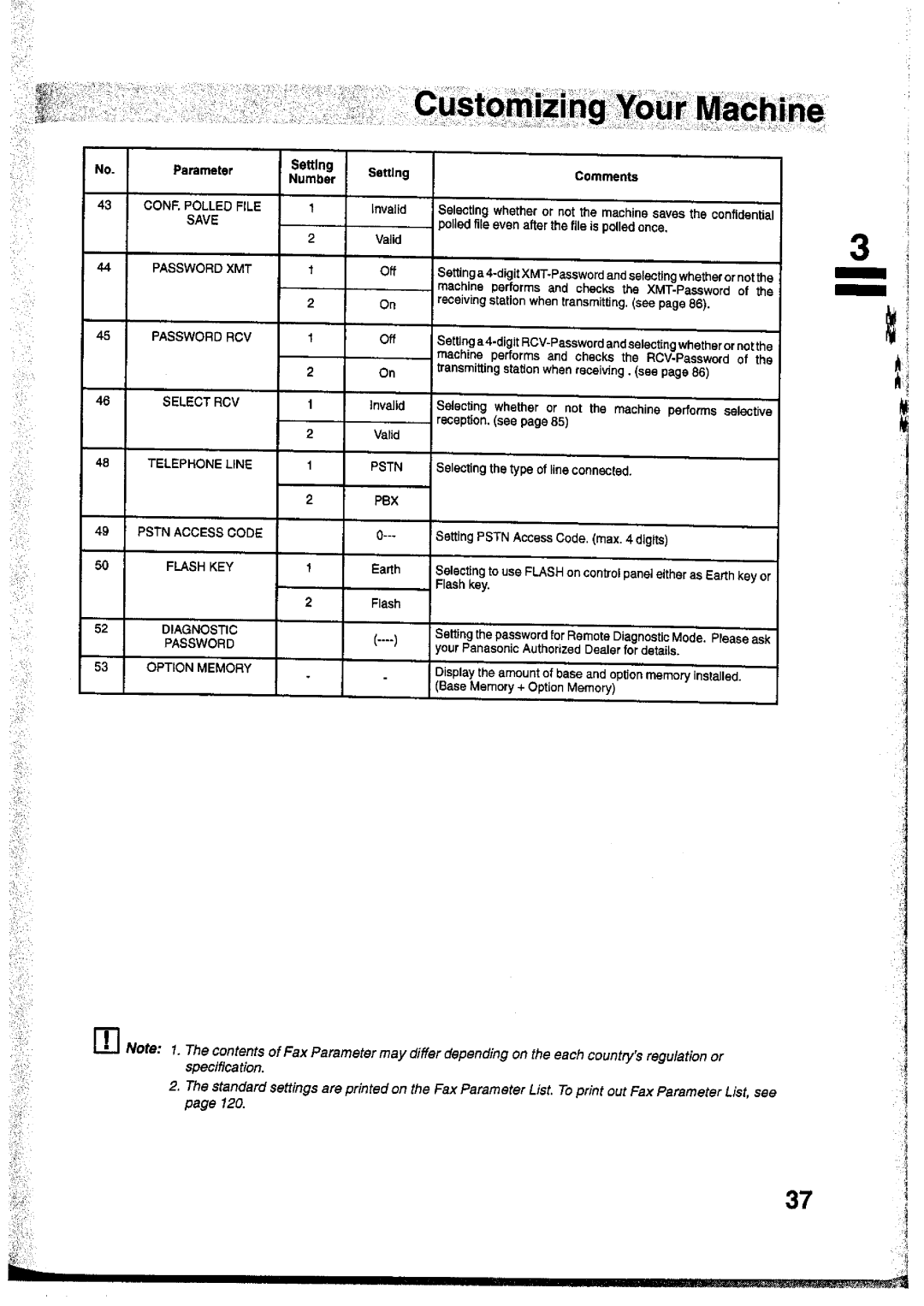 Panasonic UF-755 manual 