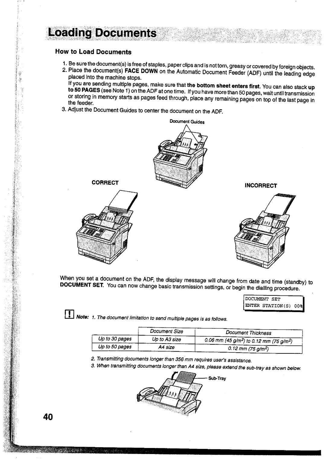 Panasonic UF-755 manual 