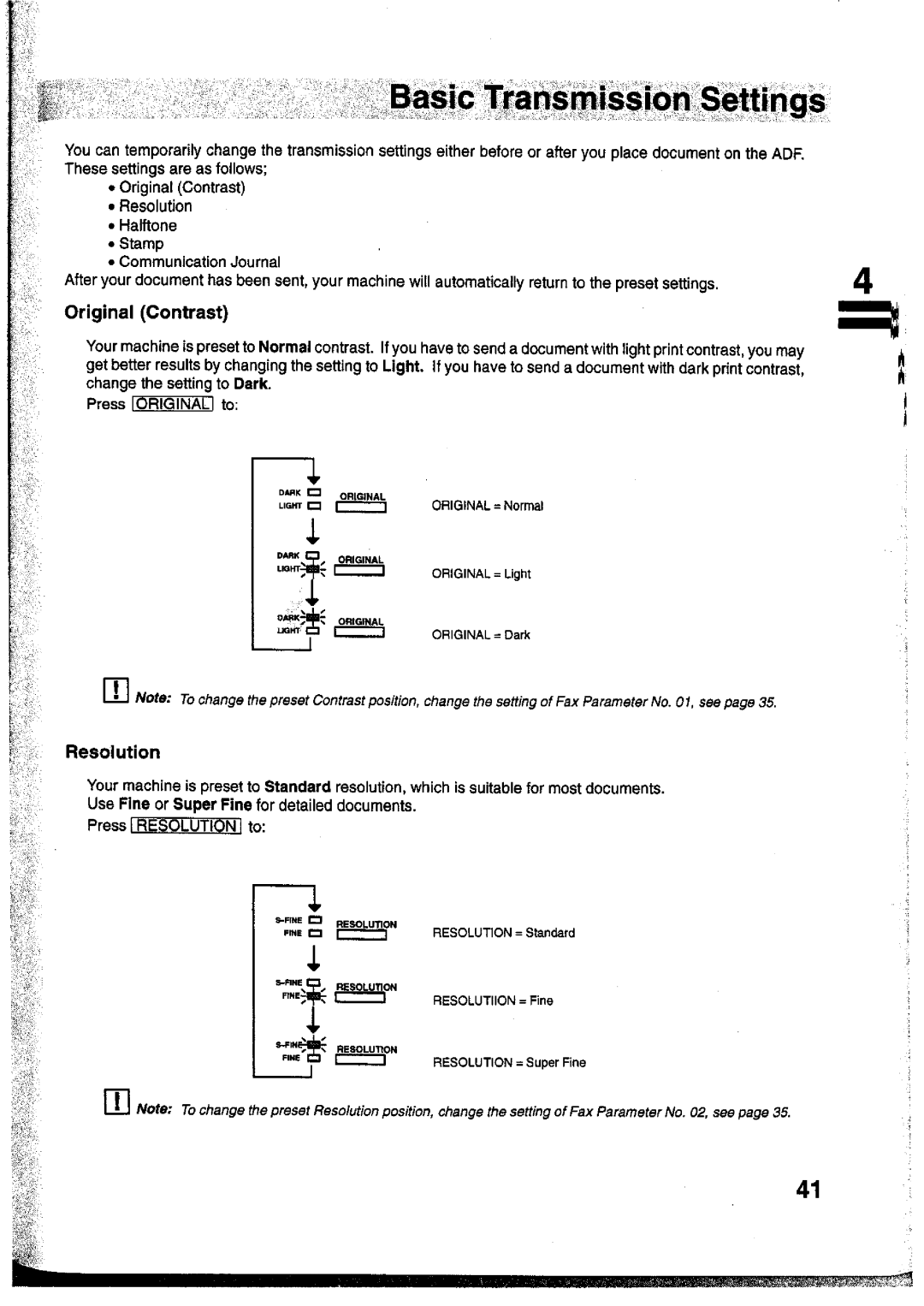 Panasonic UF-755 manual 