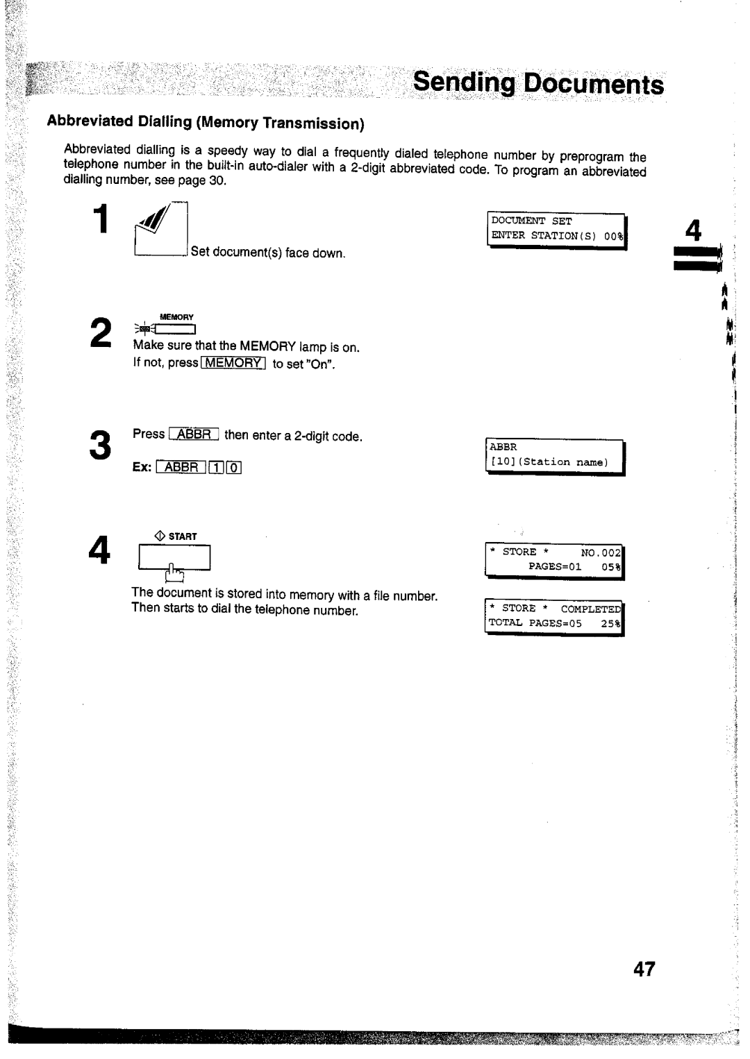 Panasonic UF-755 manual 