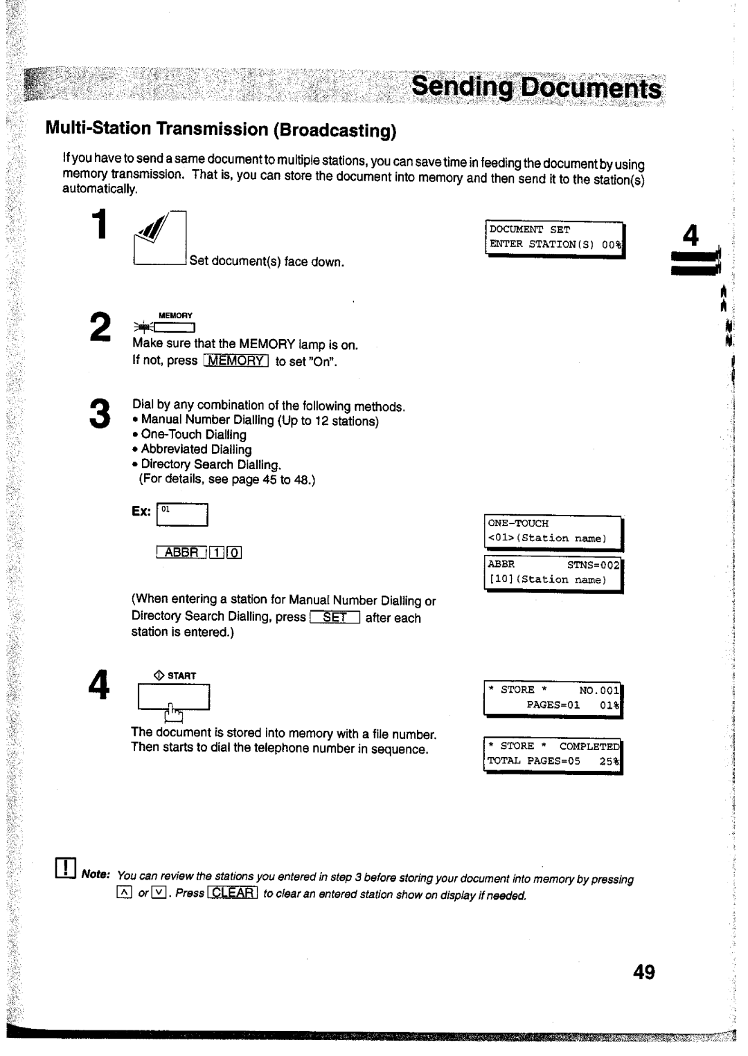 Panasonic UF-755 manual 