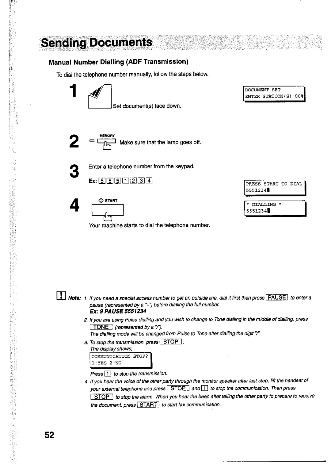 Panasonic UF-755 manual 