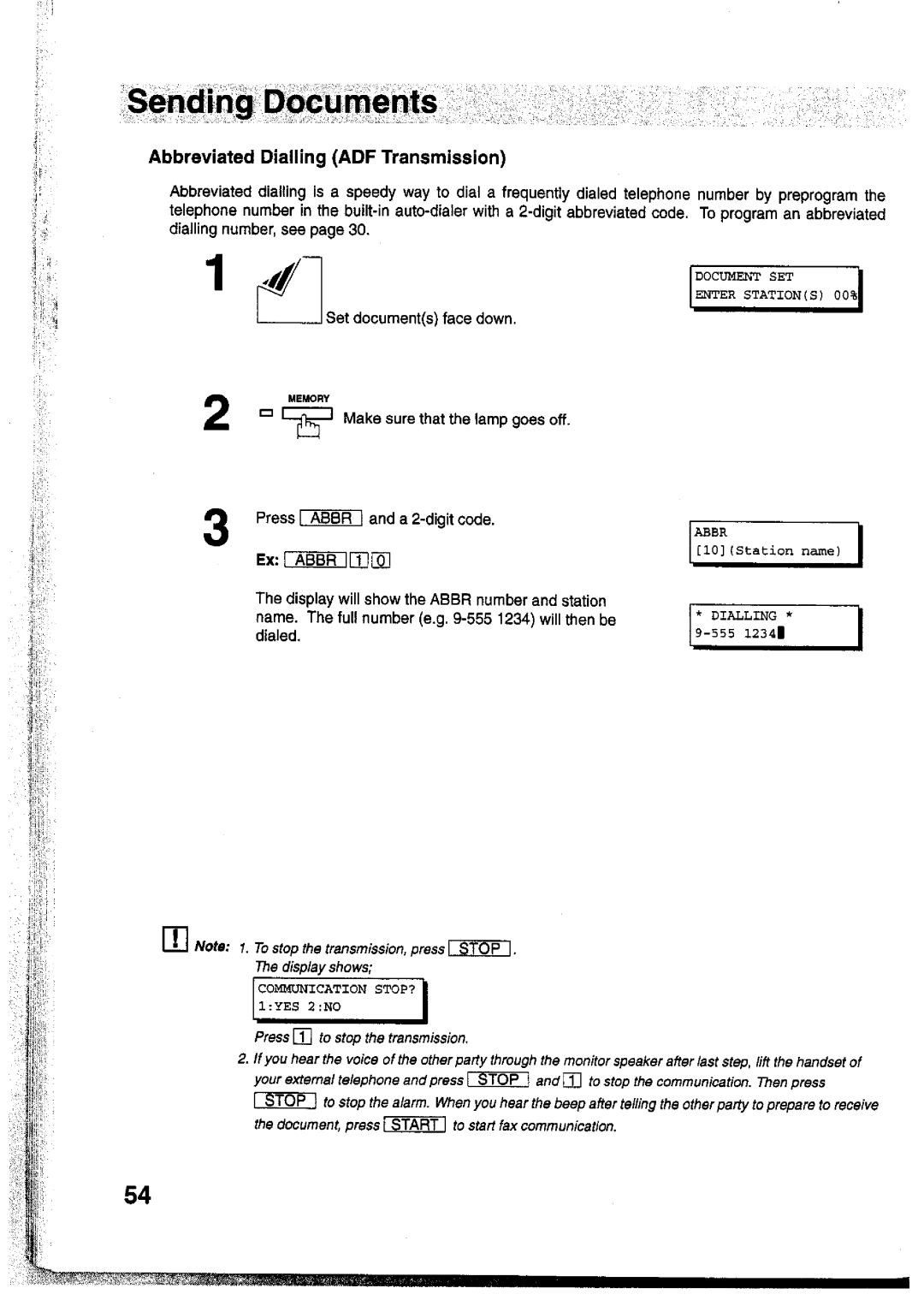 Panasonic UF-755 manual 