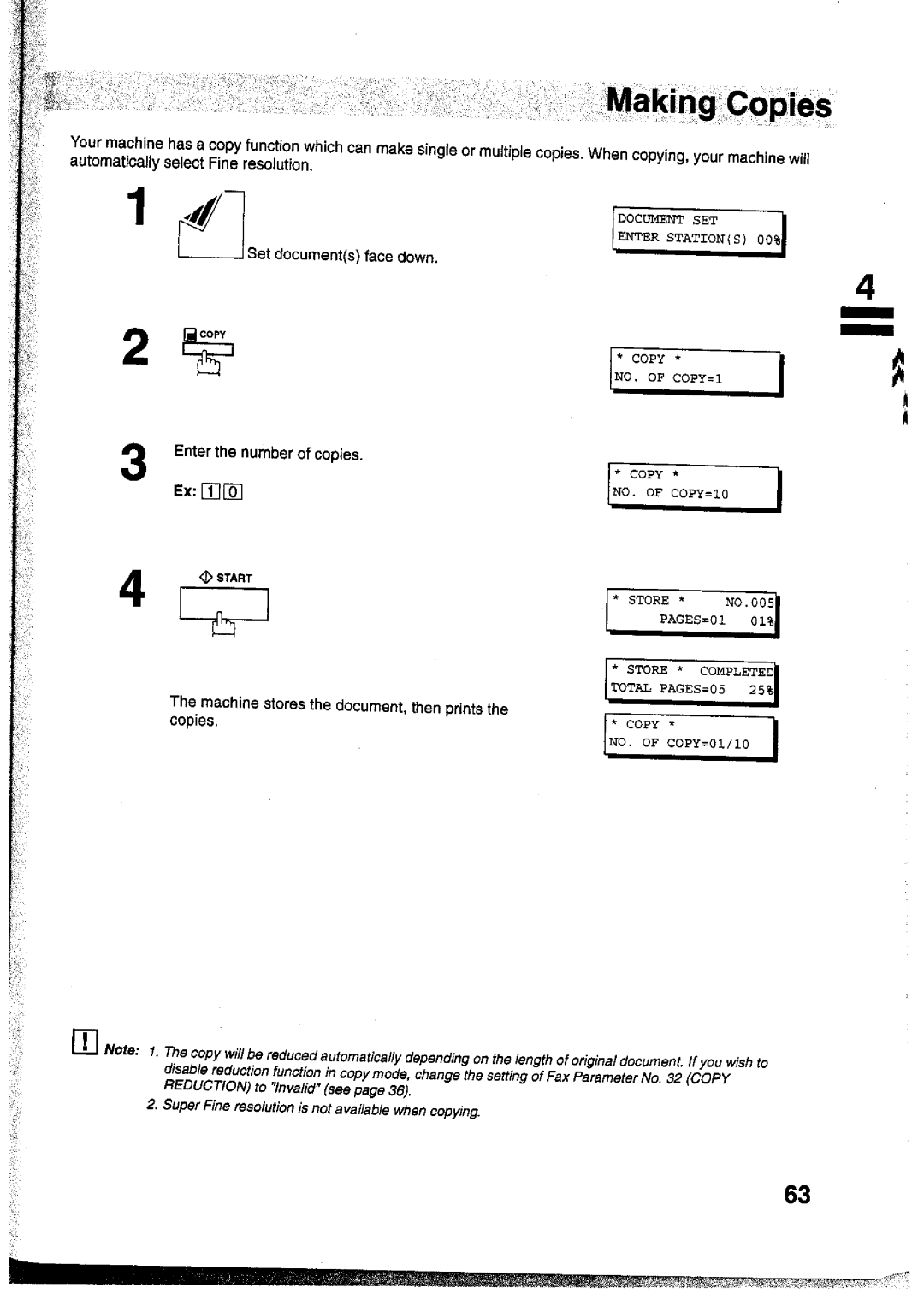 Panasonic UF-755 manual 