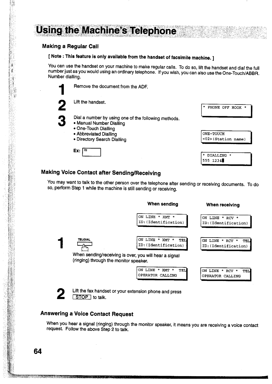 Panasonic UF-755 manual 