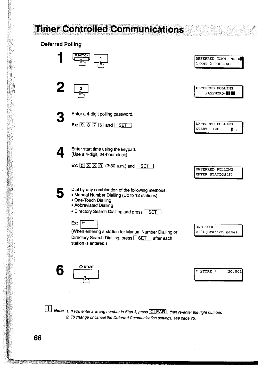 Panasonic UF-755 manual 