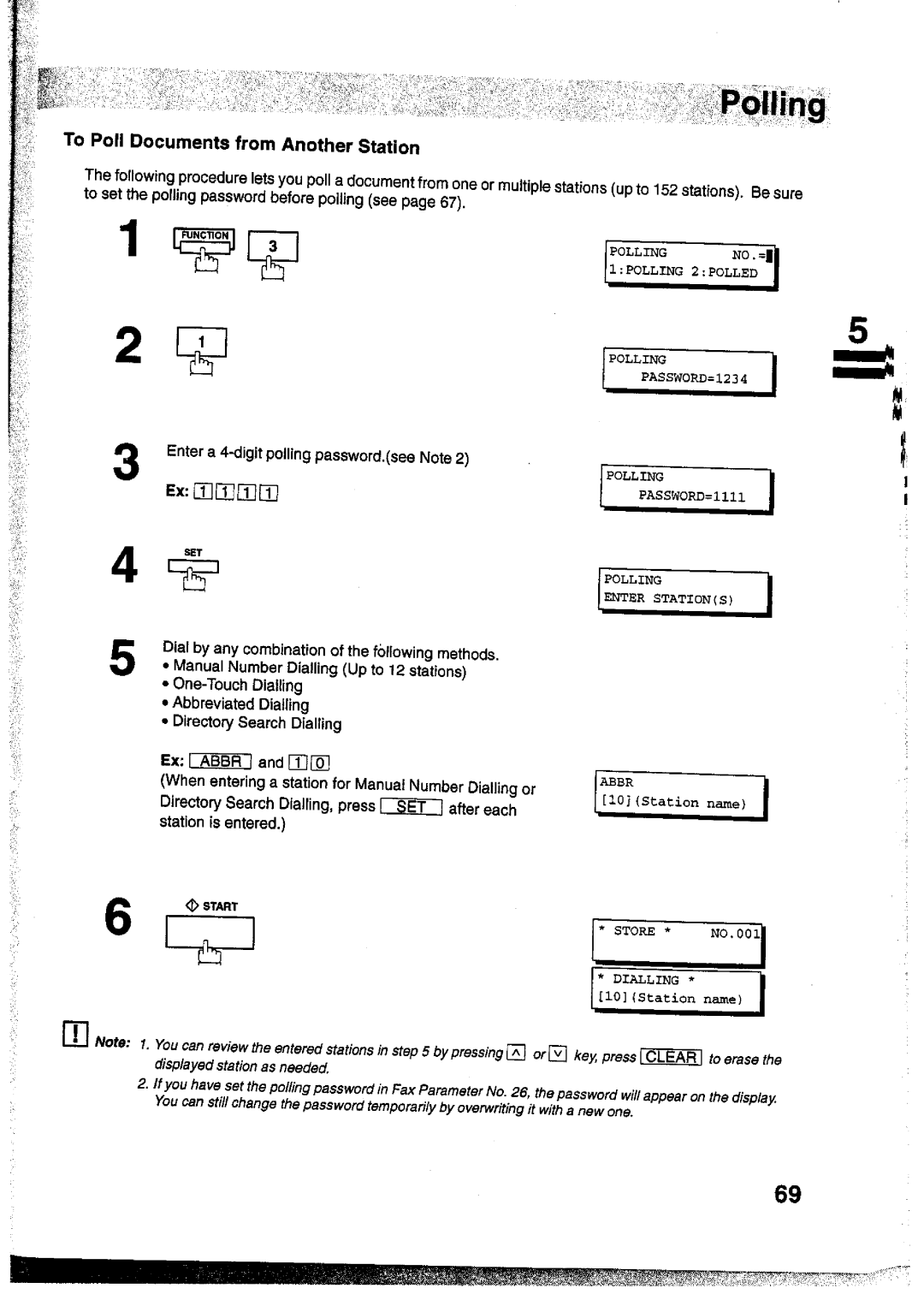 Panasonic UF-755 manual 