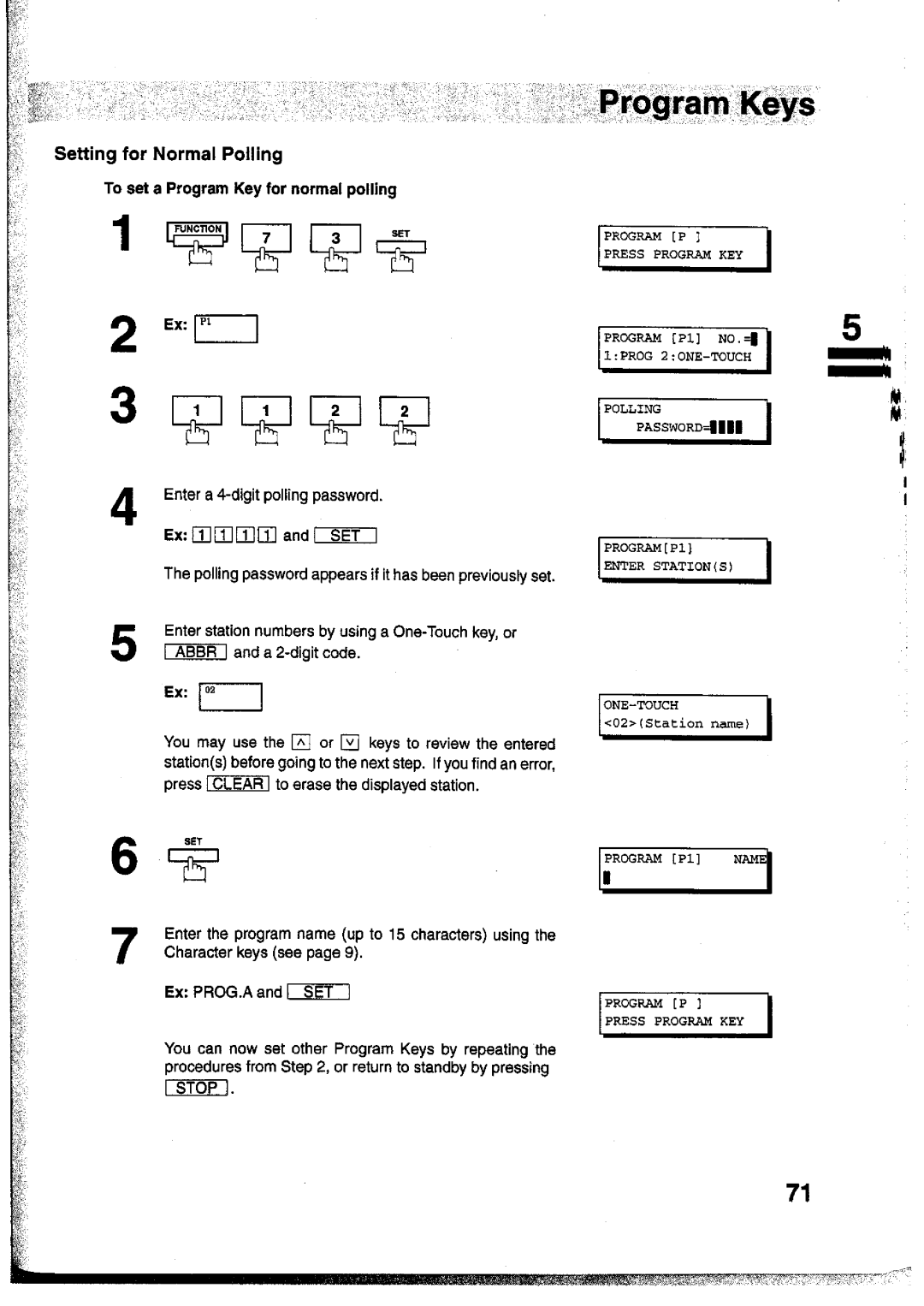 Panasonic UF-755 manual 