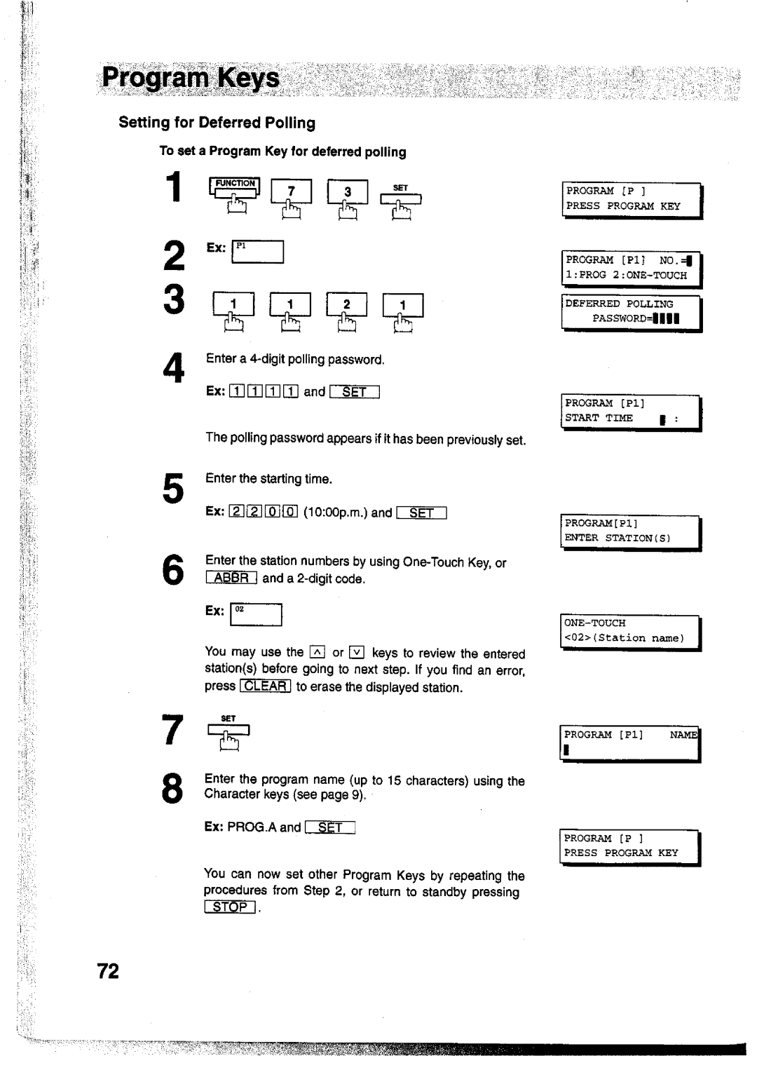 Panasonic UF-755 manual 