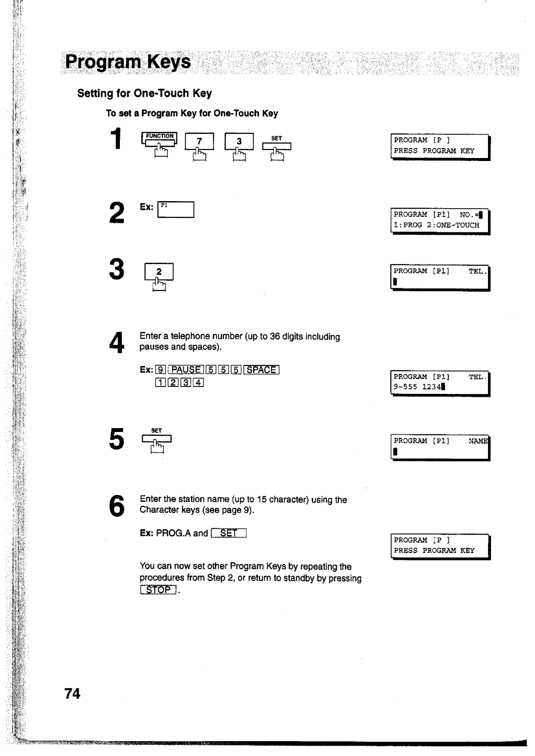 Panasonic UF-755 manual 