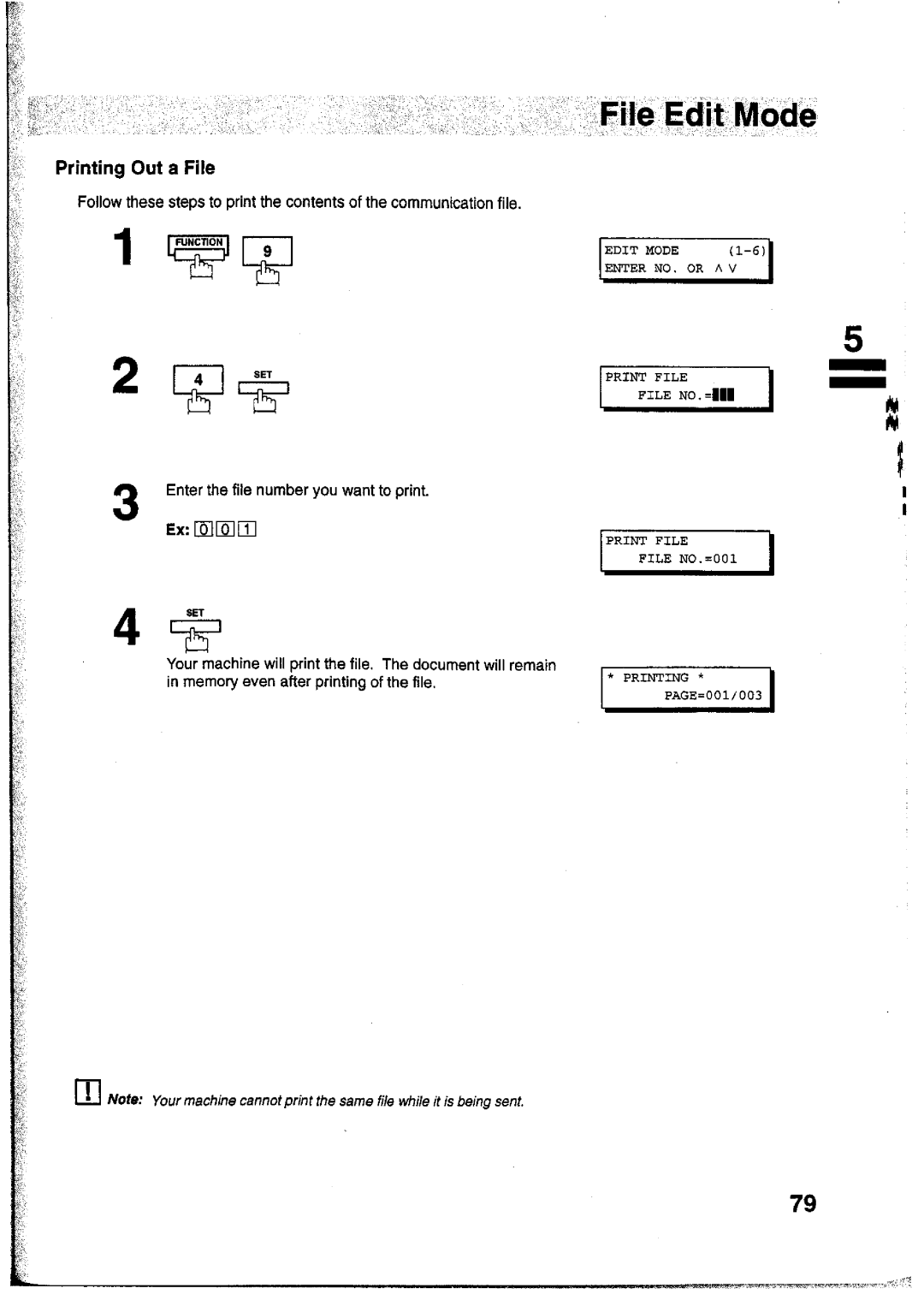 Panasonic UF-755 manual 