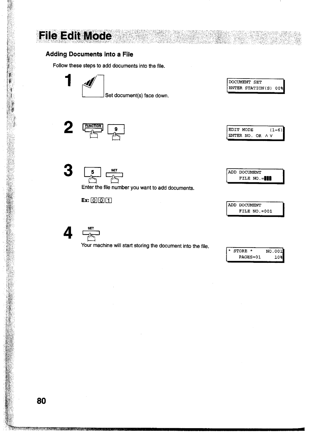 Panasonic UF-755 manual 