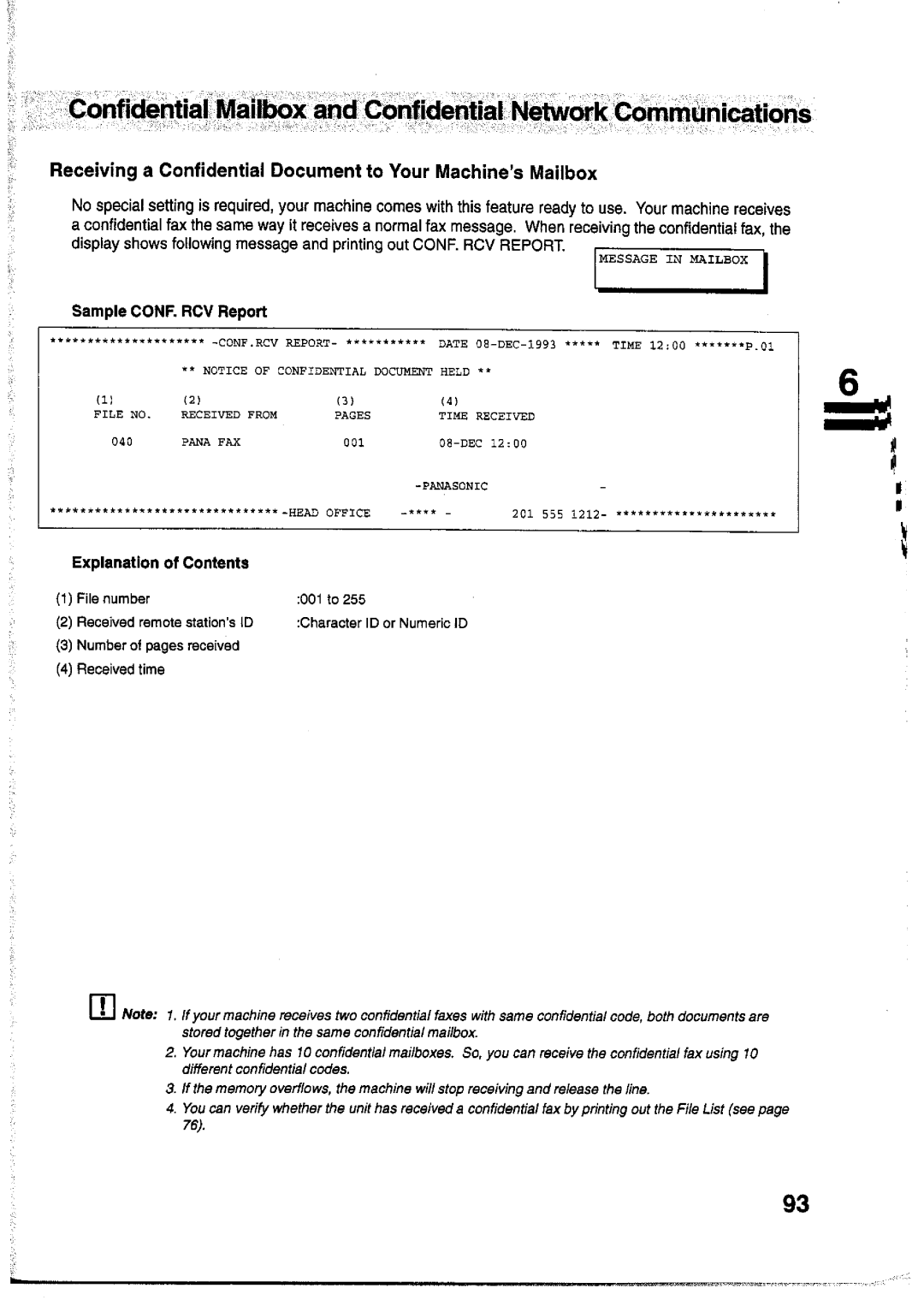 Panasonic UF-755 manual 