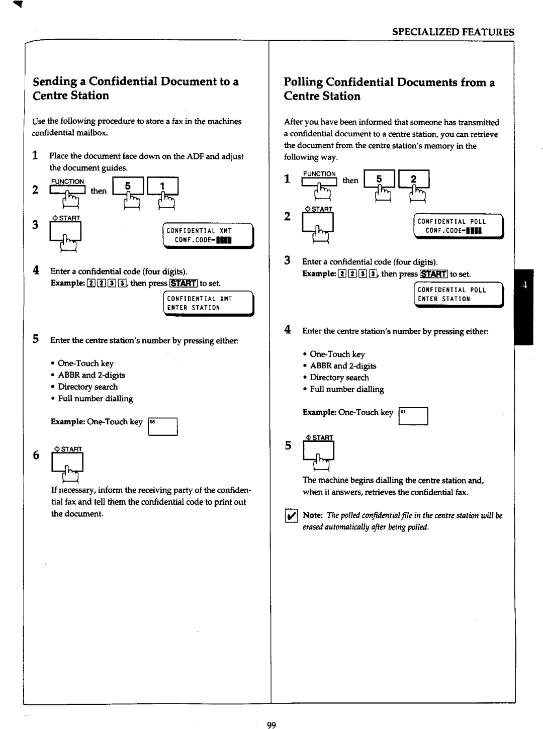 Panasonic UF-766 manual 