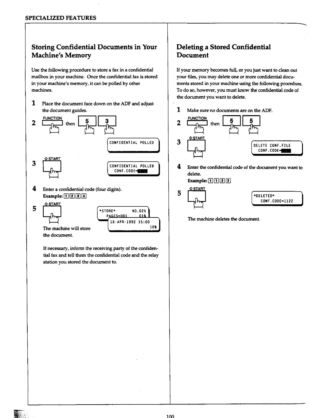 Panasonic UF-766 manual 