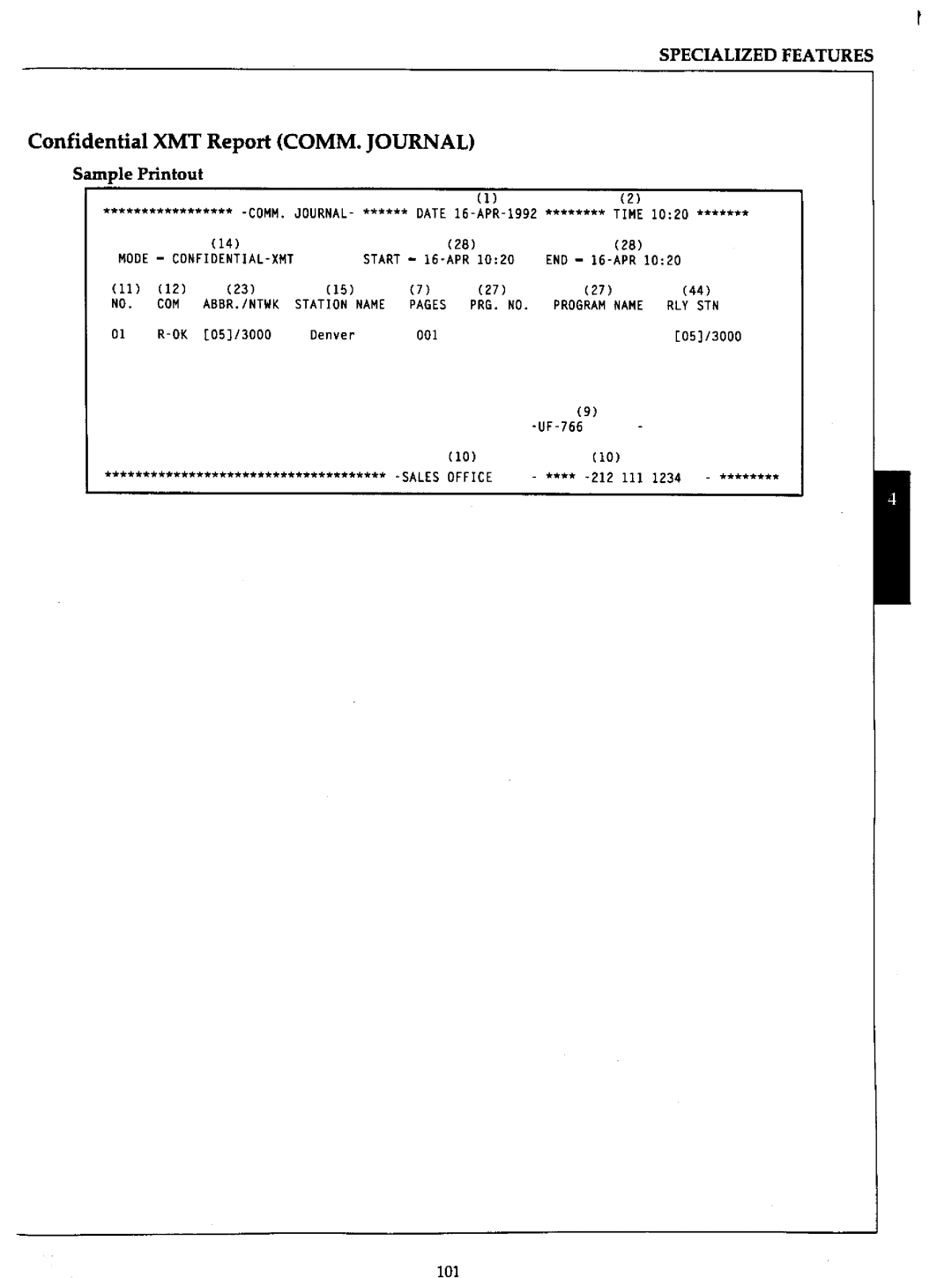 Panasonic UF-766 manual 