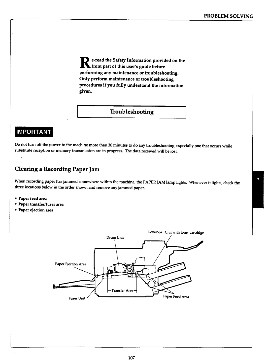 Panasonic UF-766 manual 