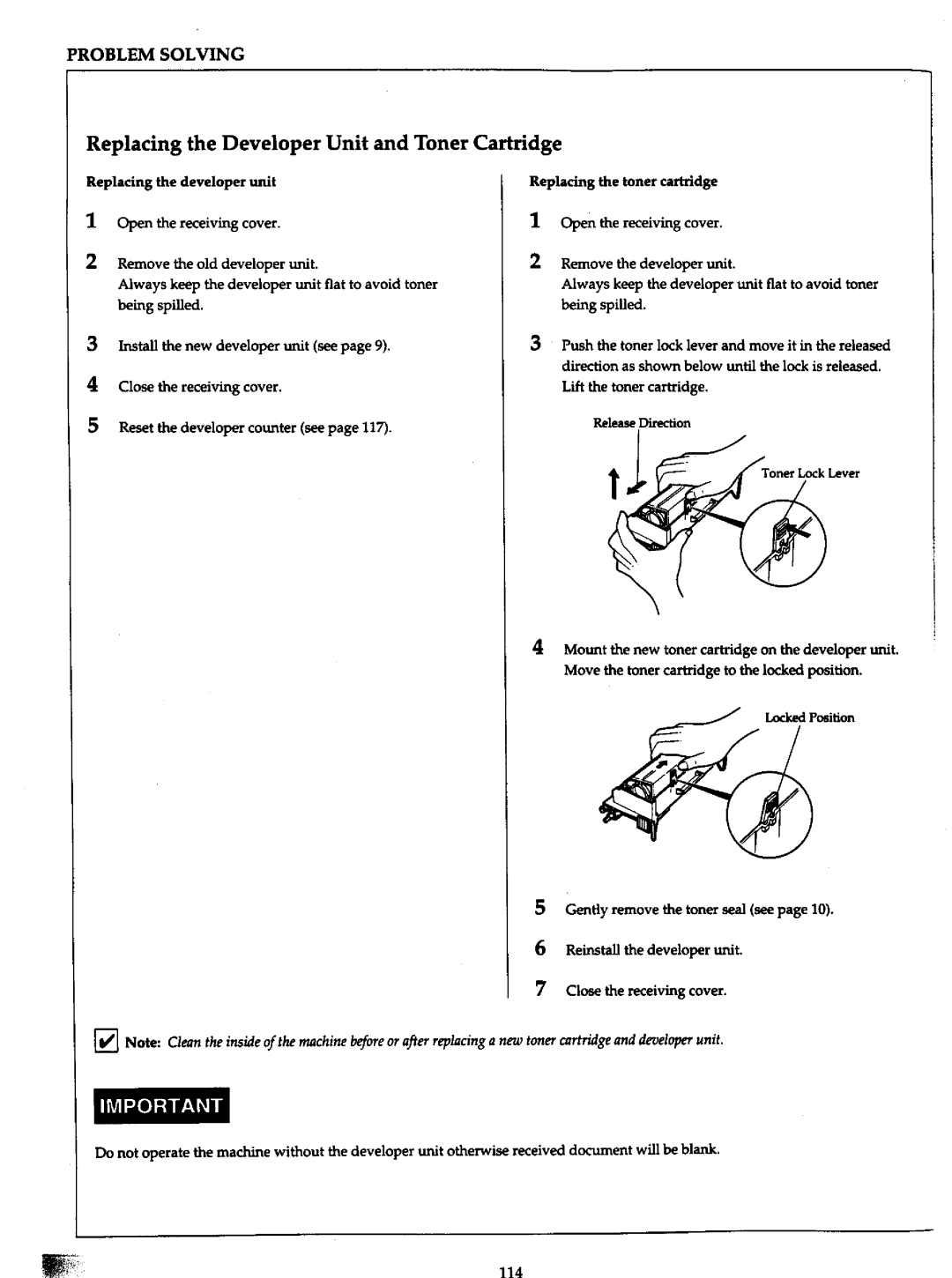 Panasonic UF-766 manual 