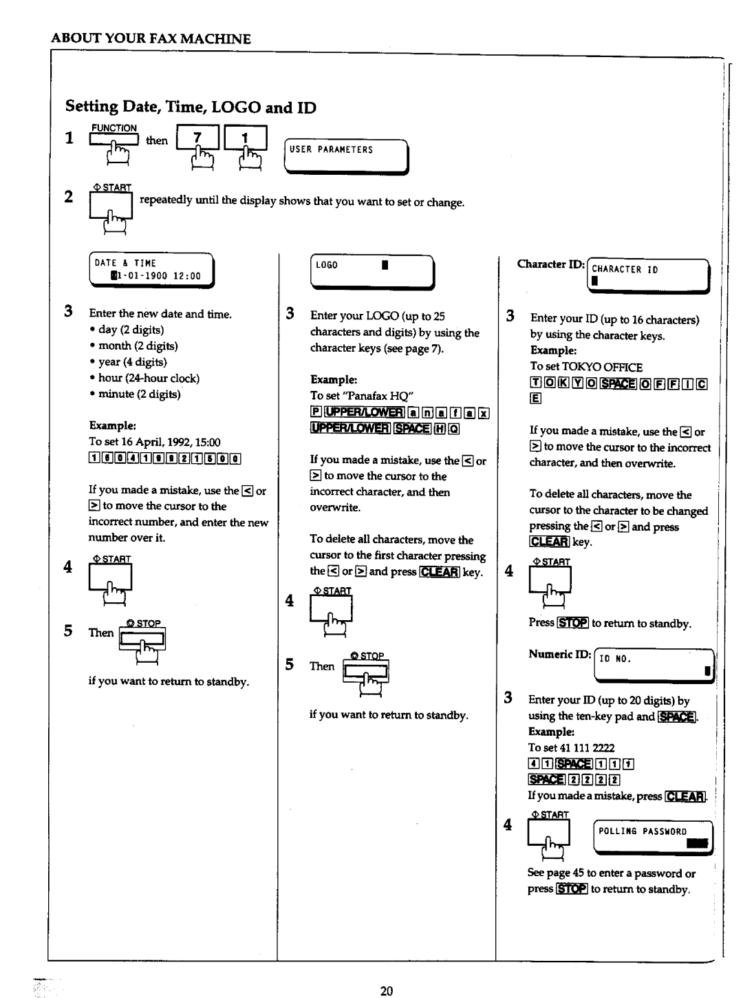 Panasonic UF-766 manual 