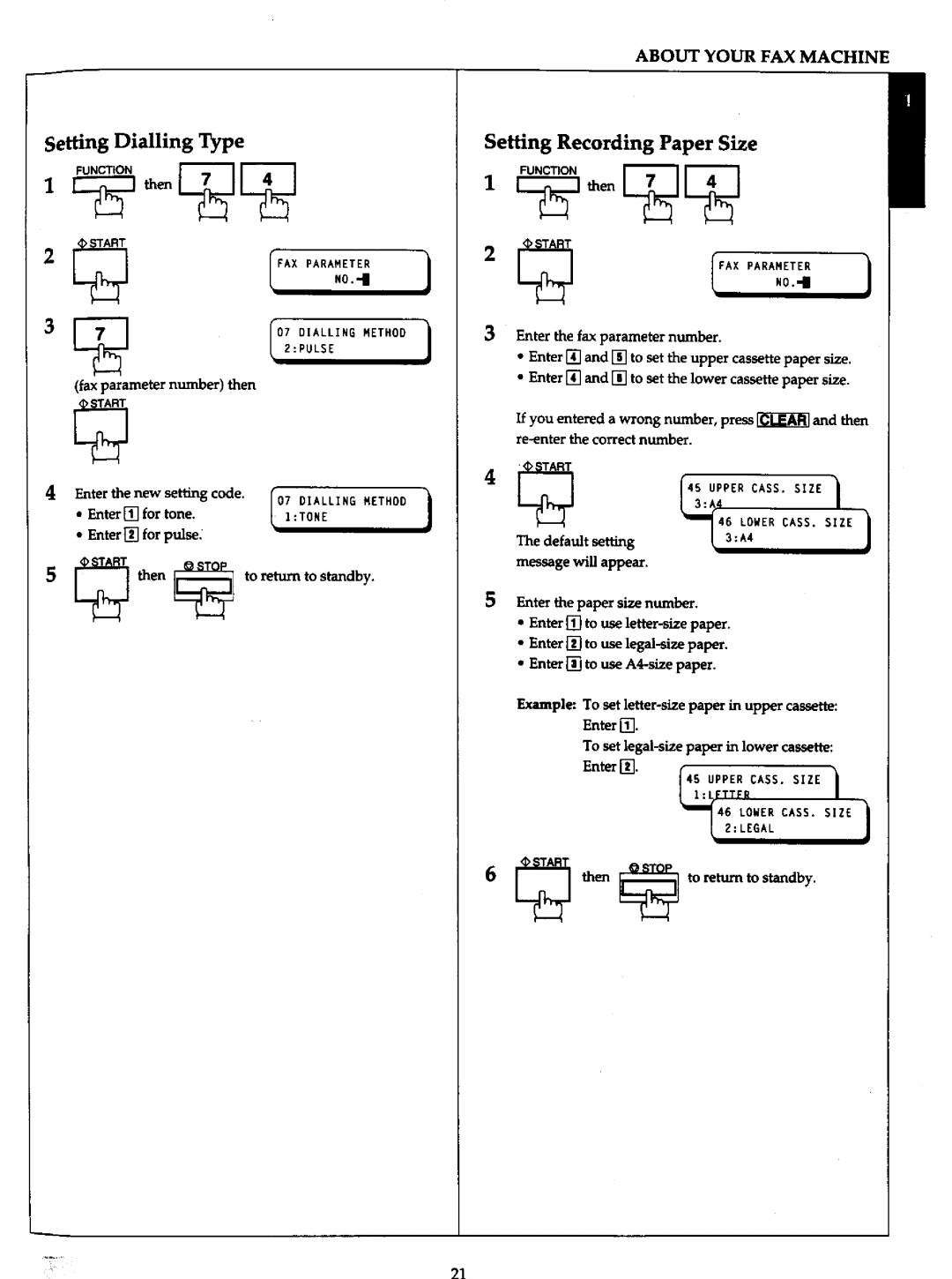 Panasonic UF-766 manual 