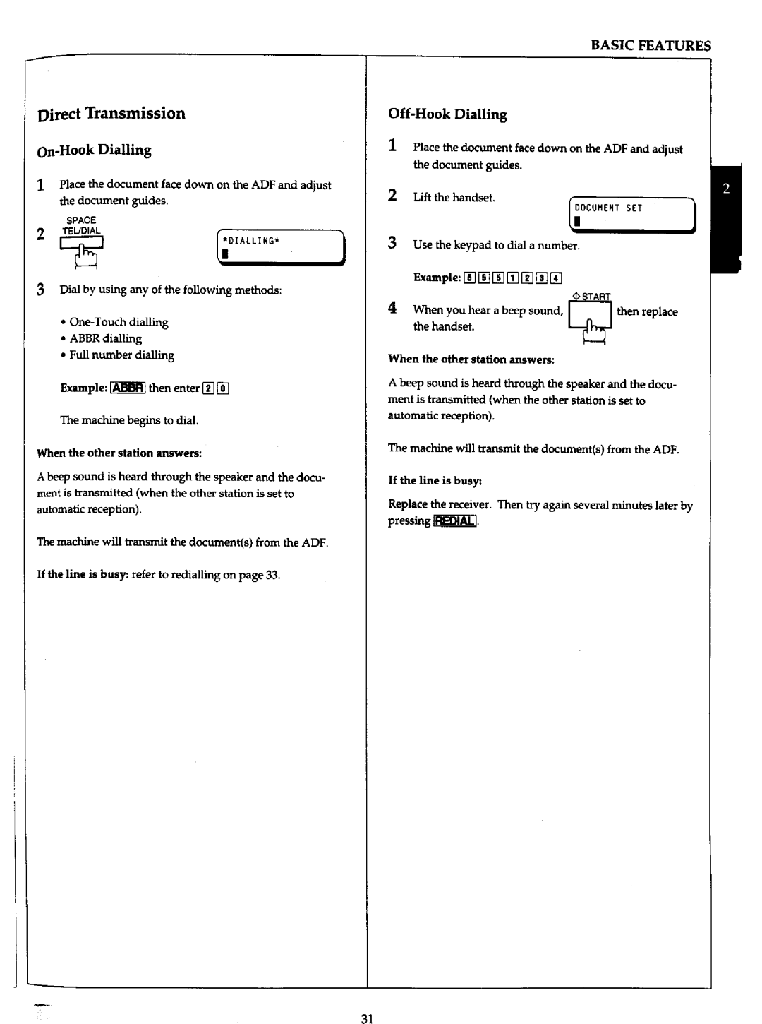 Panasonic UF-766 manual 