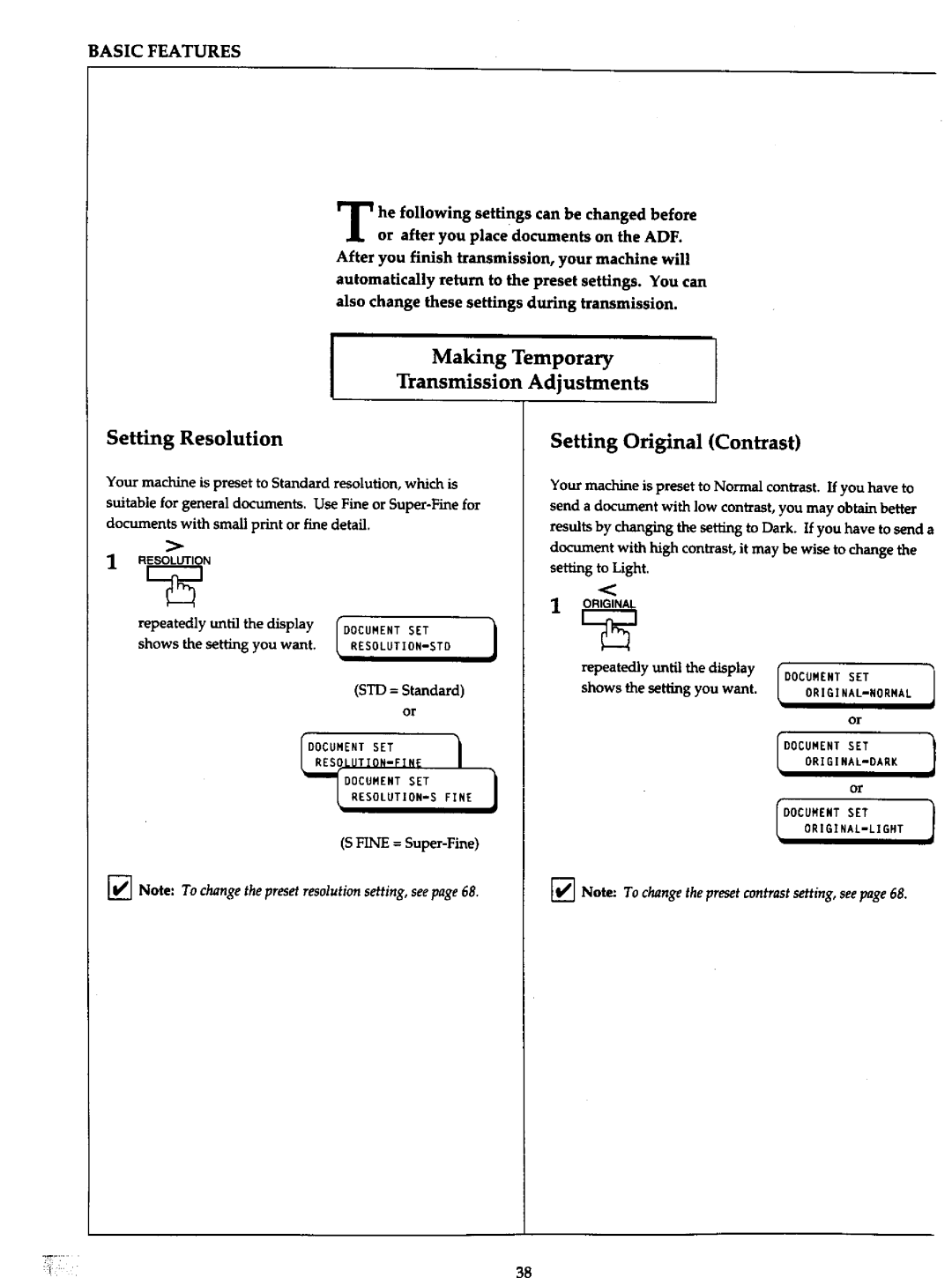 Panasonic UF-766 manual 