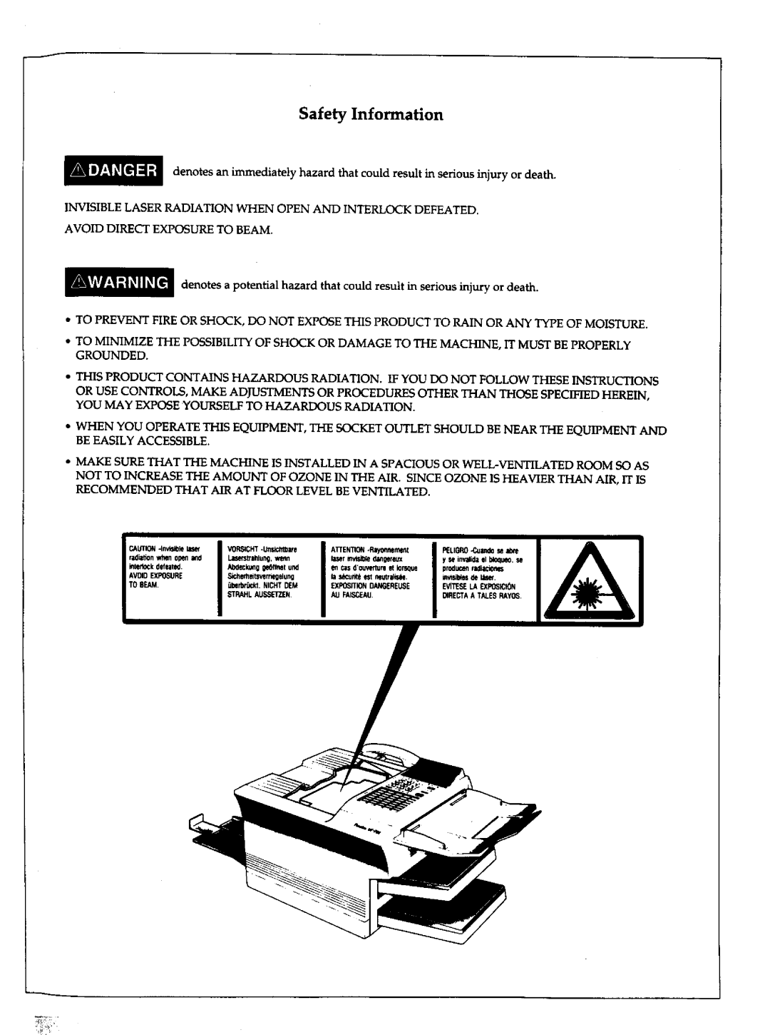 Panasonic UF-766 manual 