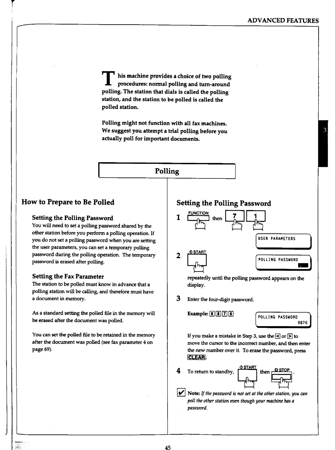 Panasonic UF-766 manual 