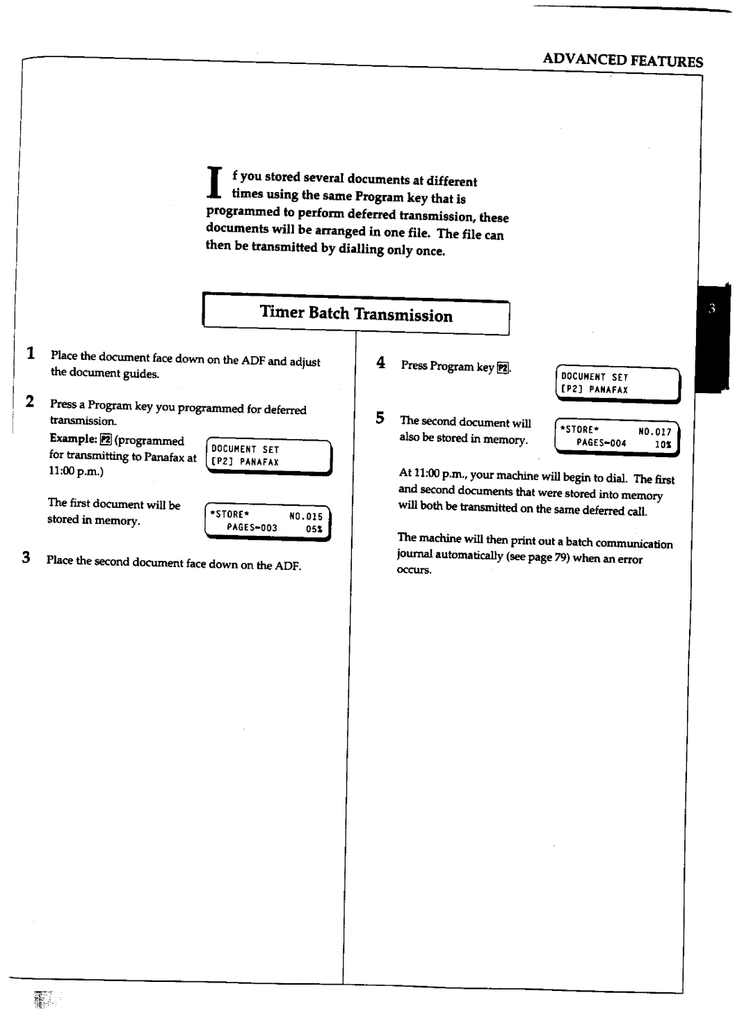 Panasonic UF-766 manual 