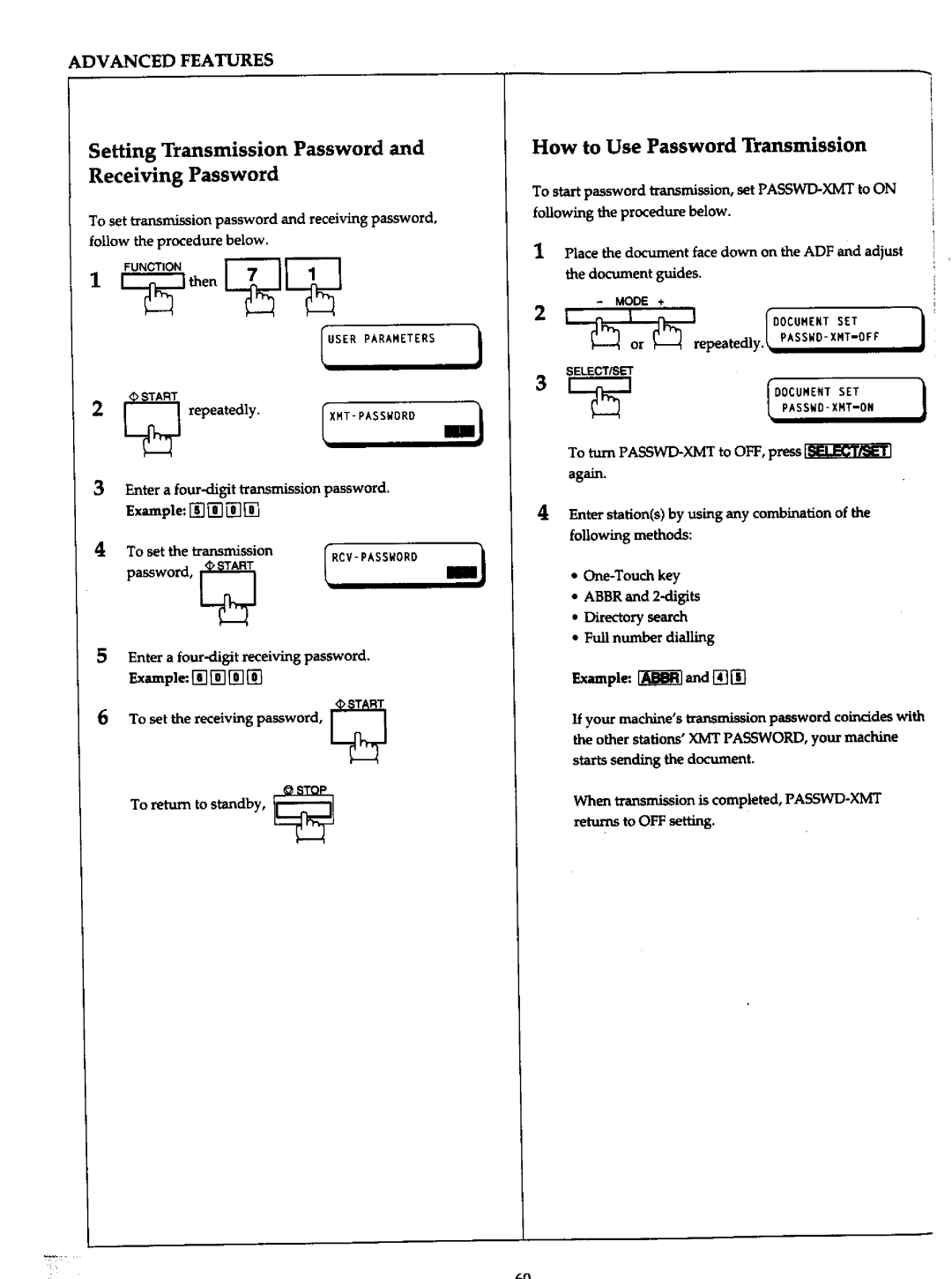 Panasonic UF-766 manual 