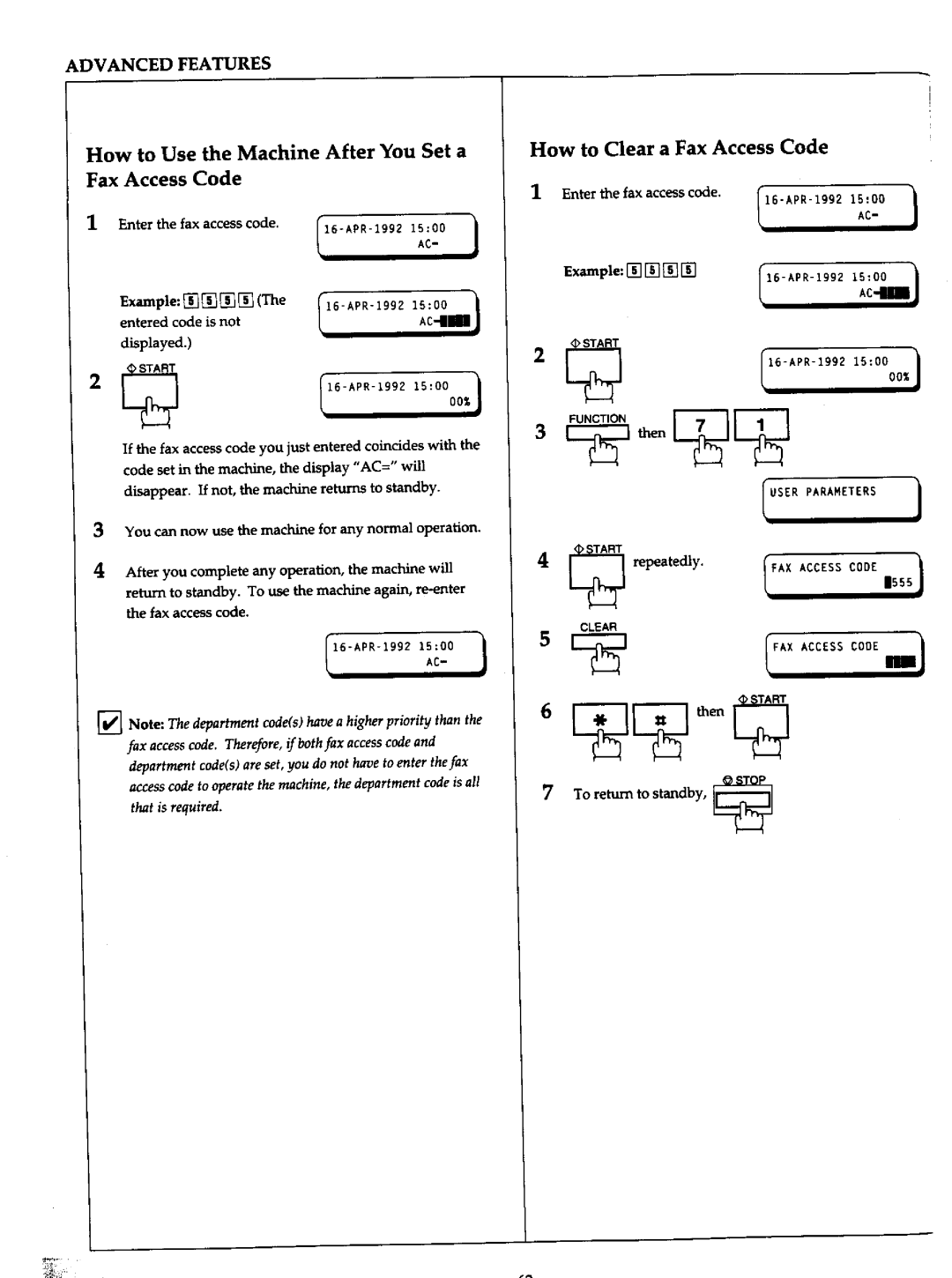 Panasonic UF-766 manual 