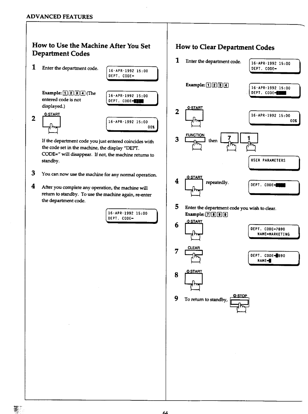 Panasonic UF-766 manual 