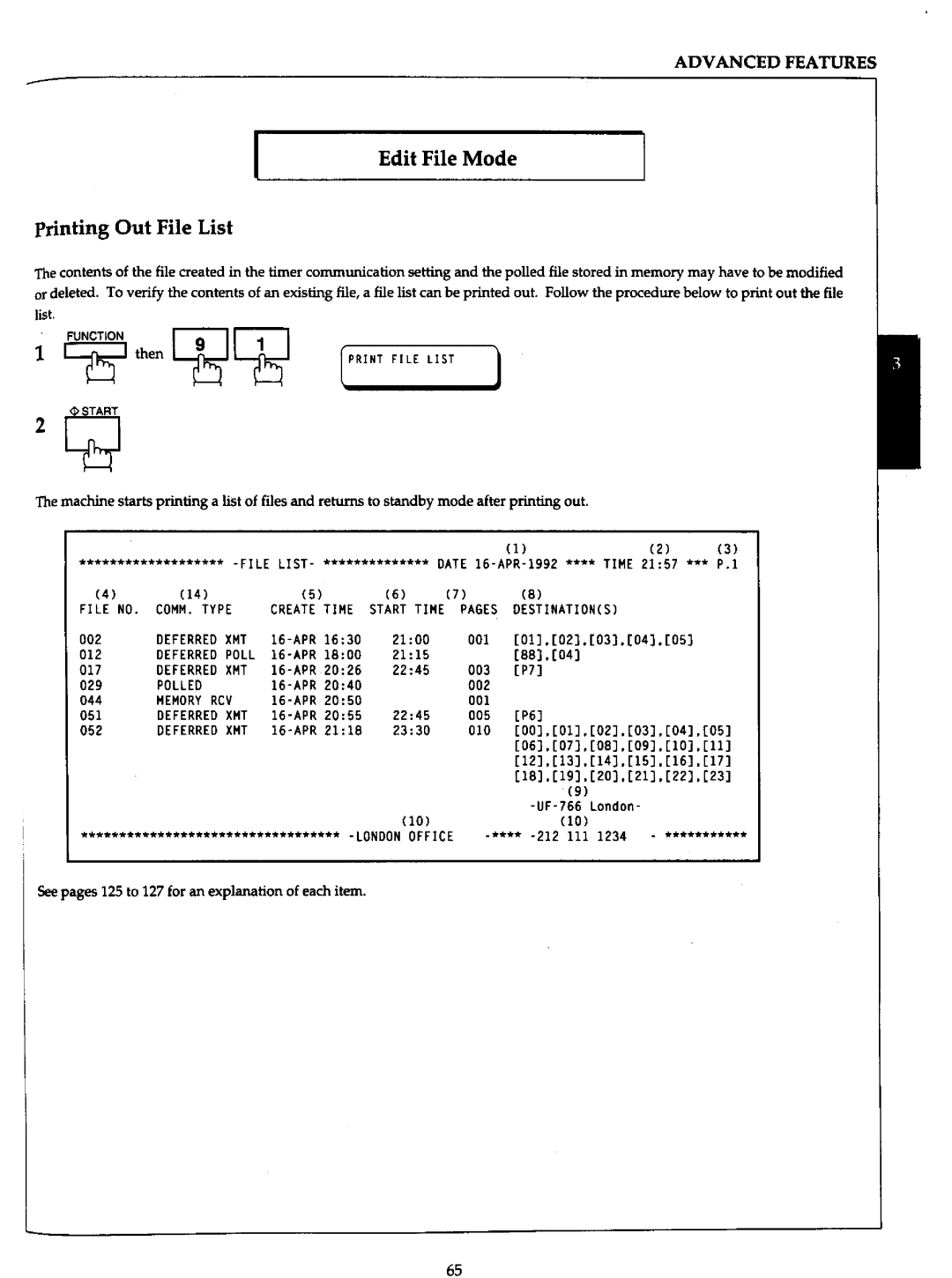 Panasonic UF-766 manual 