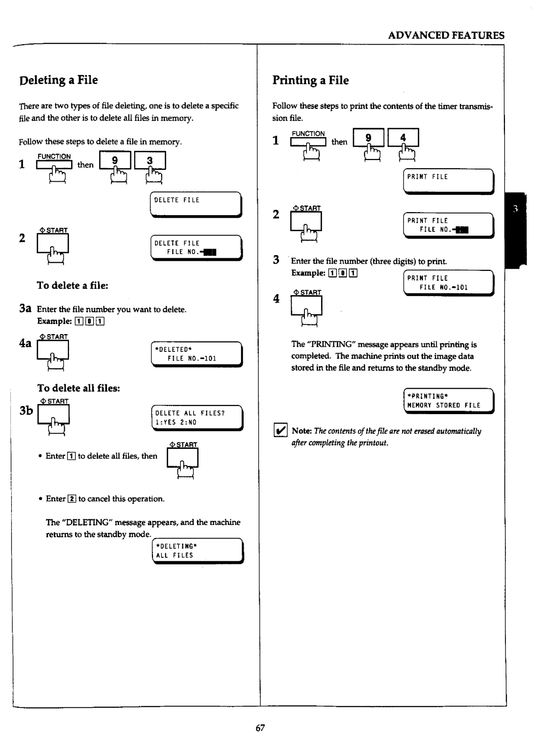 Panasonic UF-766 manual 